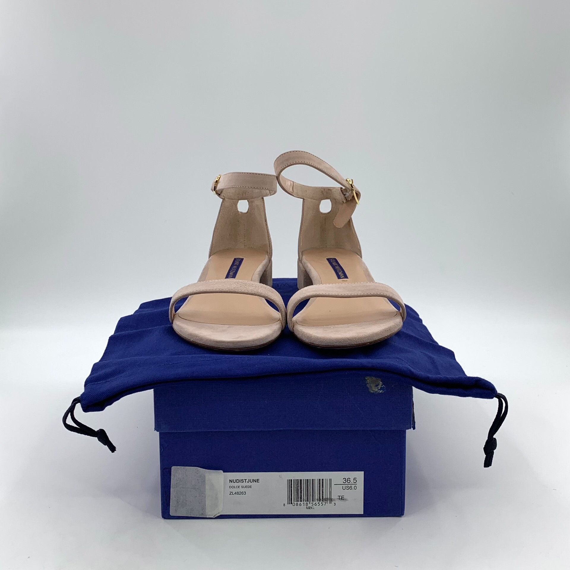 Stuart Weitzman Stuart Weitzman Nudistjune Suede Sandals 36.5 Size US 6.5 / IT 36.5 - 9 Thumbnail
