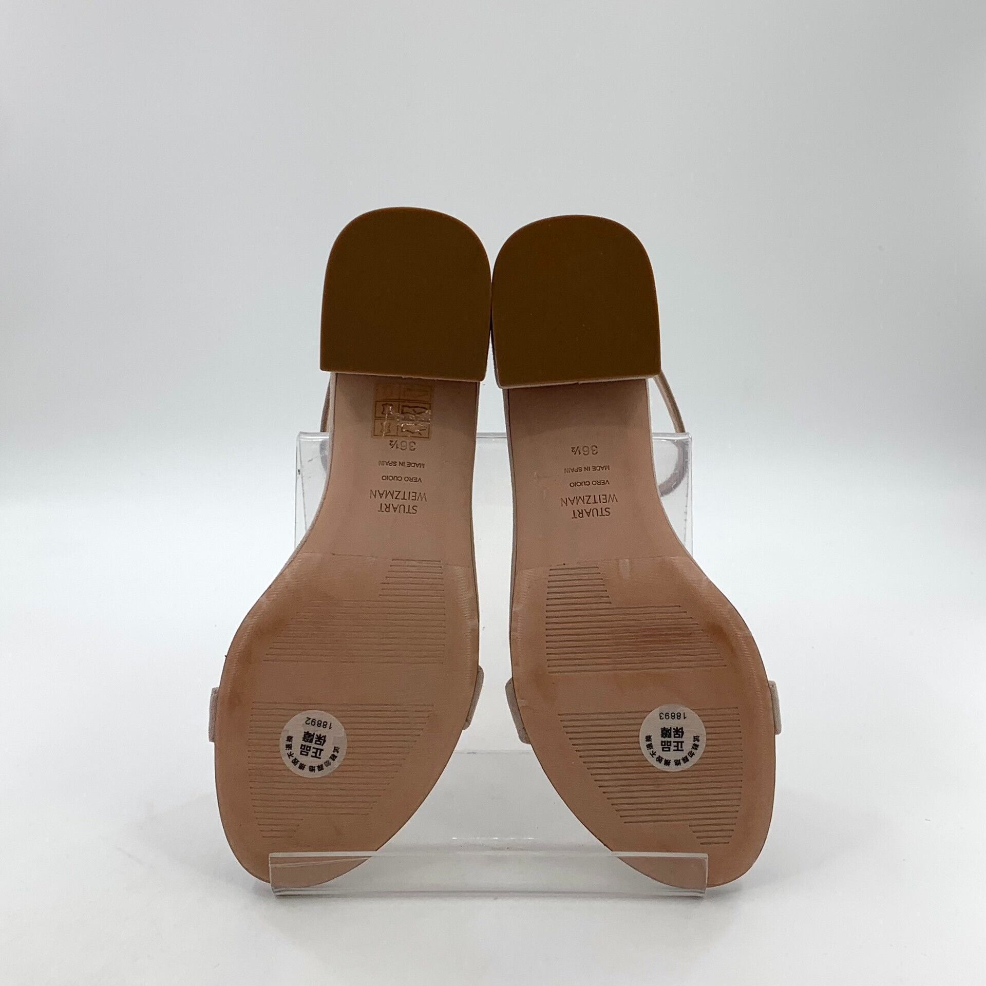 Stuart Weitzman Stuart Weitzman Nudistjune Suede Sandals 36.5 Size US 6.5 / IT 36.5 - 6 Thumbnail