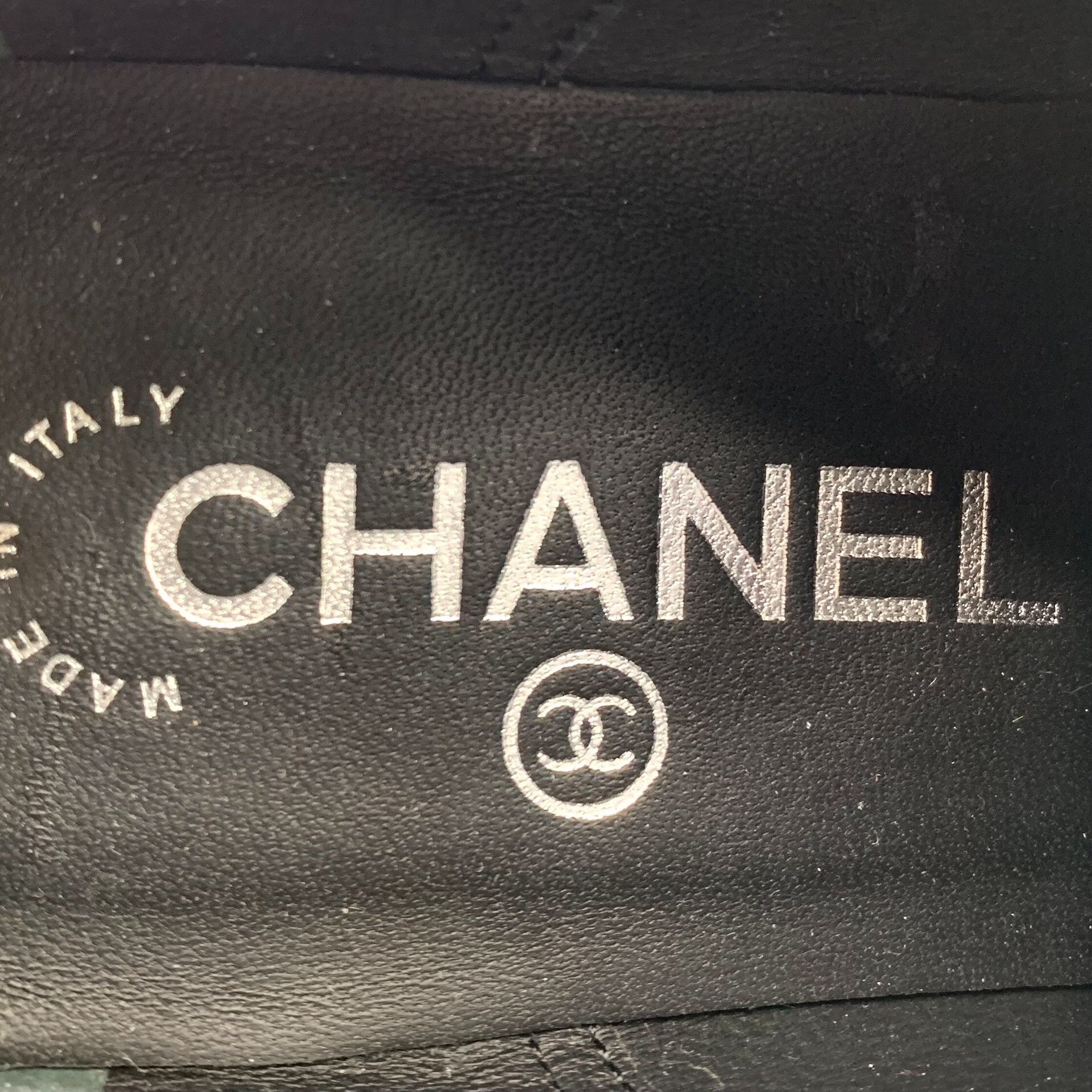 Chanel Chanel Pearl Trimmed Lace Up Flats 37 Size US 7 / IT 37 - 9 Thumbnail