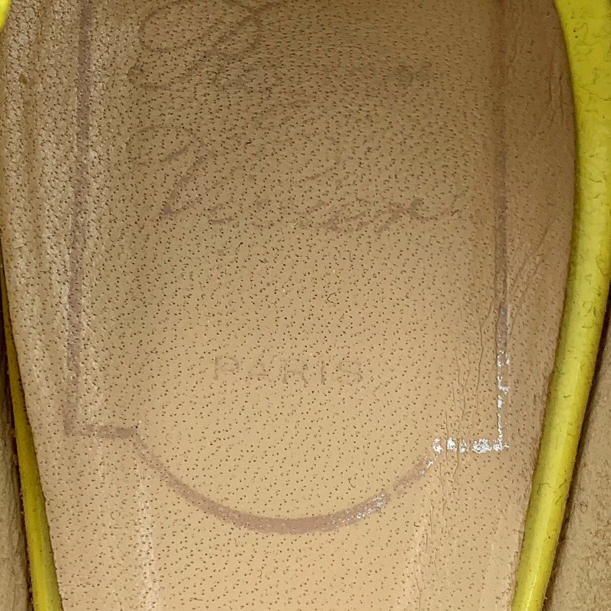 Roger Vivier Roger Vivier Yellow Patent Buckle Flats IT 37.5 Size US 7.5 / IT 37.5 - 8 Thumbnail