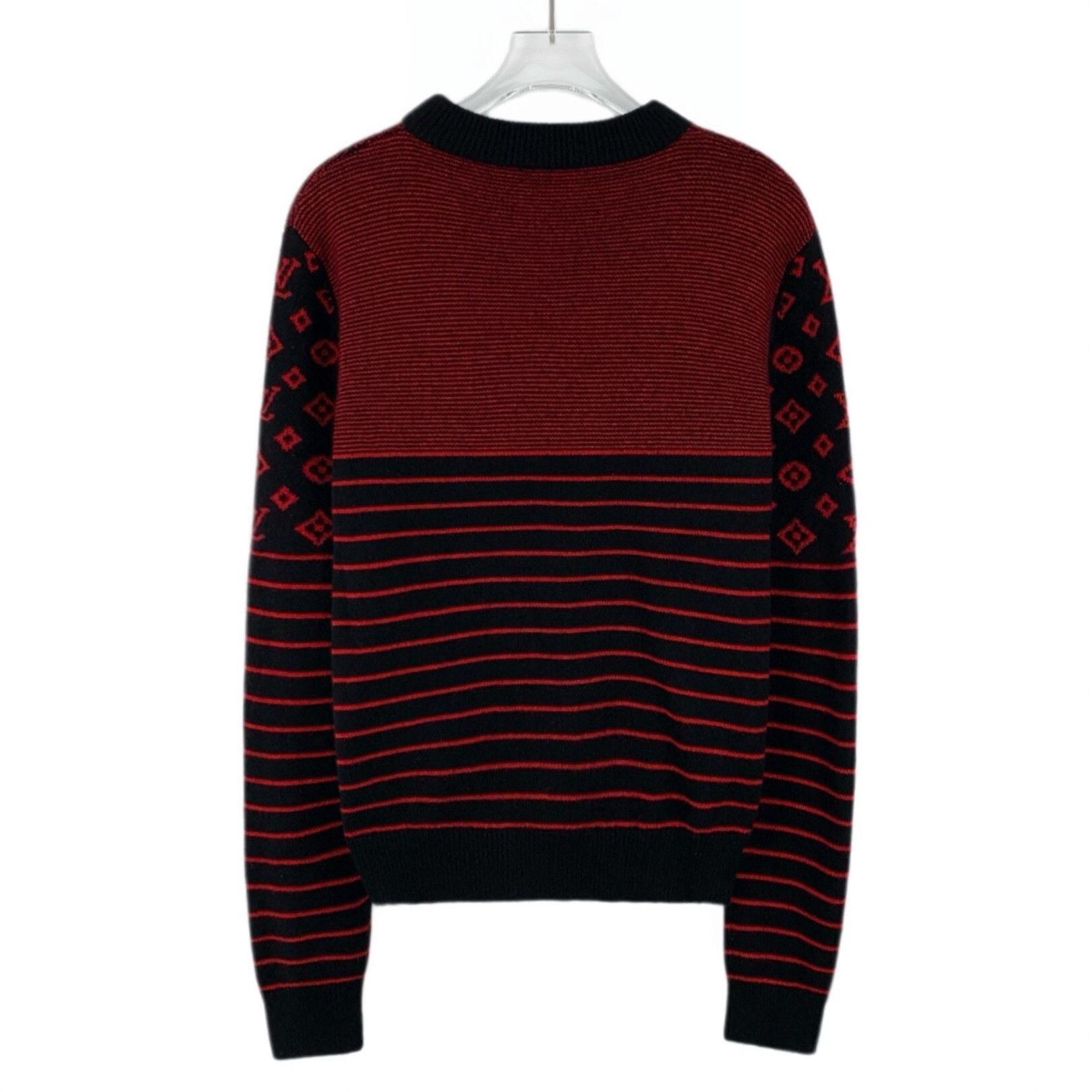 Louis Vuitton Louis Vuitton Striped Monogram Cashmere Sweater M Size M / US 6-8 / IT 42-44 - 3 Thumbnail
