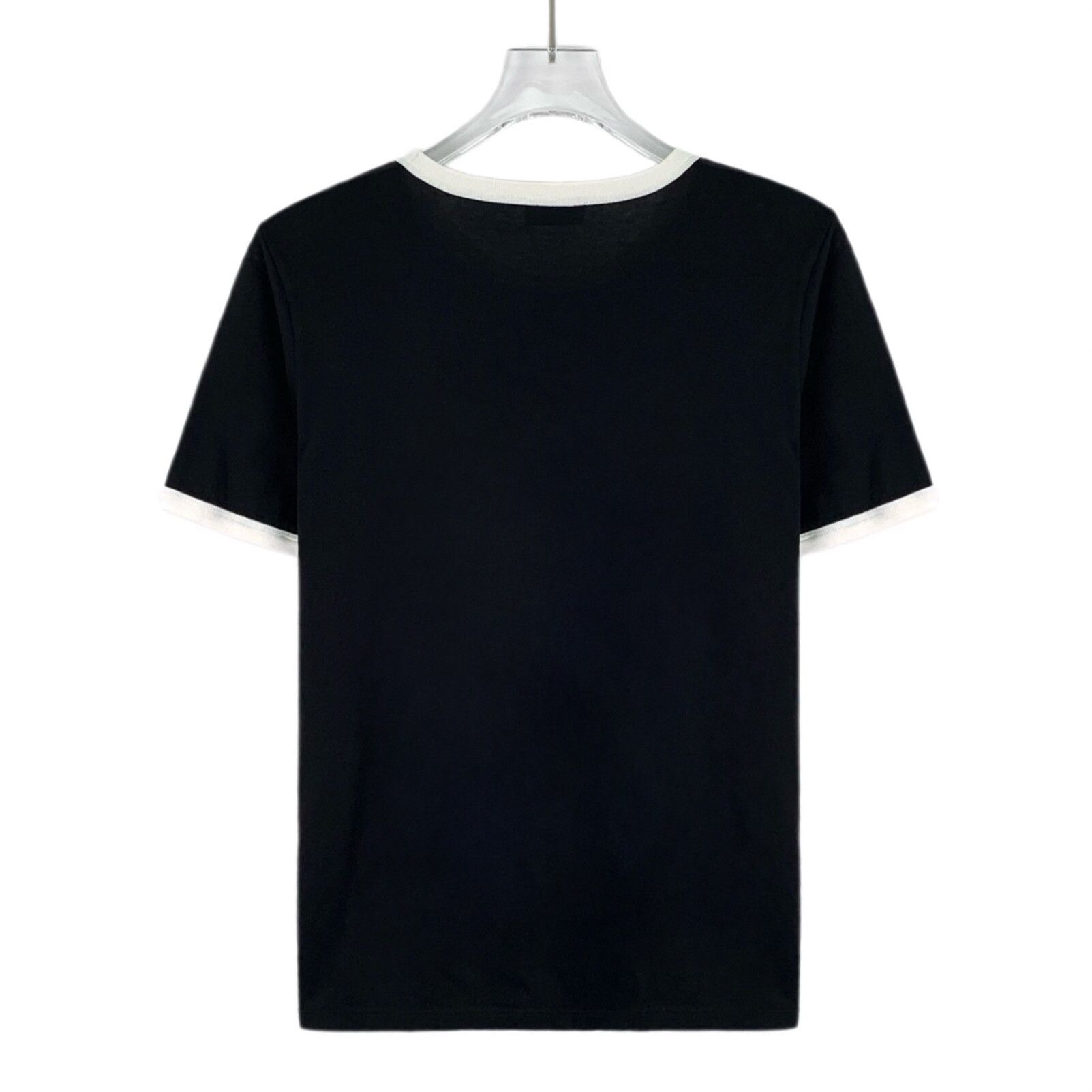 Celine Celine Triomphe Logo Ringer T-Shirt M Size M / US 6-8 / IT 42-44 - 3 Thumbnail