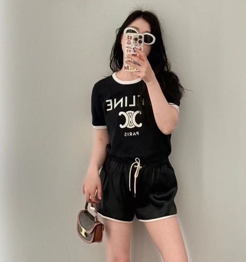 Celine Celine Triomphe Logo Ringer T-Shirt M Size M / US 6-8 / IT 42-44 - 10 Thumbnail