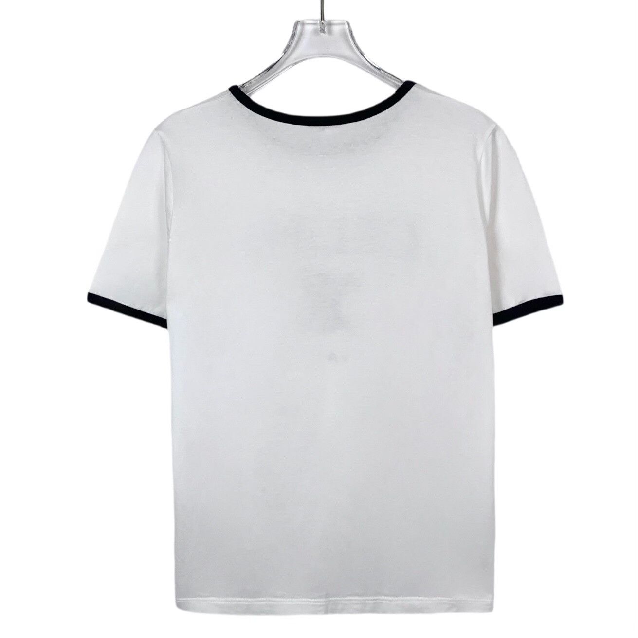 Celine CELINE Triomphe Logo Ringer T-Shirt Size S Size US S / EU 44-46 / 1 - 3 Thumbnail