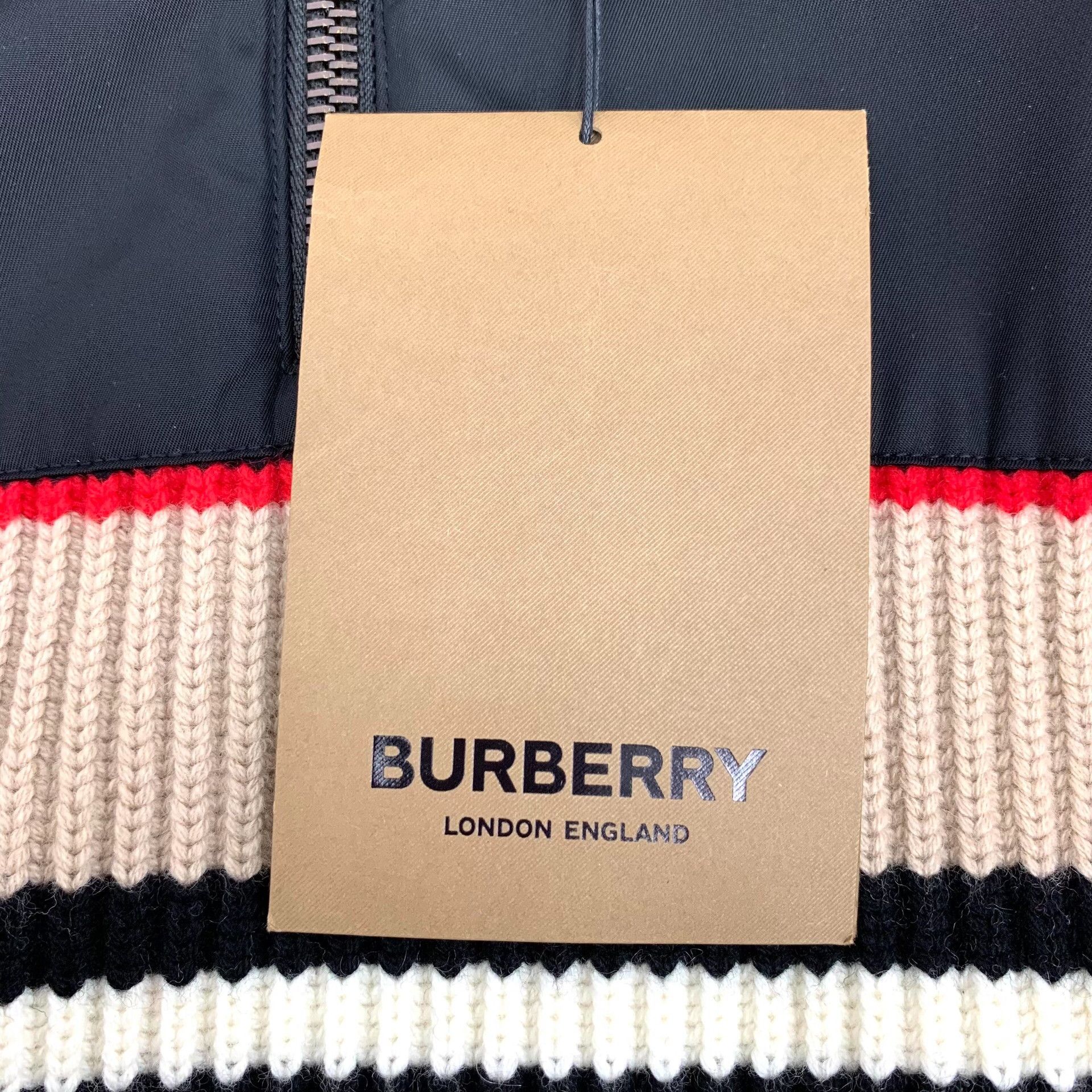 Burberry Burberry Striped Wool Cashmere Hoodie Size S Size US S / EU 44-46 / 1 - 7 Thumbnail