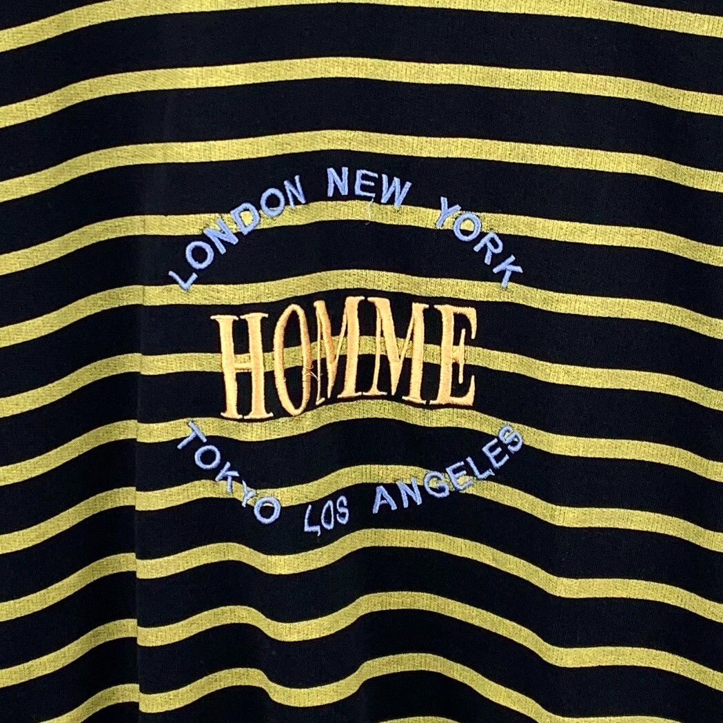 Balenciaga Balenciaga Striped HOMME Embroidered Sweater M Size US M / EU 48-50 / 2 - 5 Thumbnail