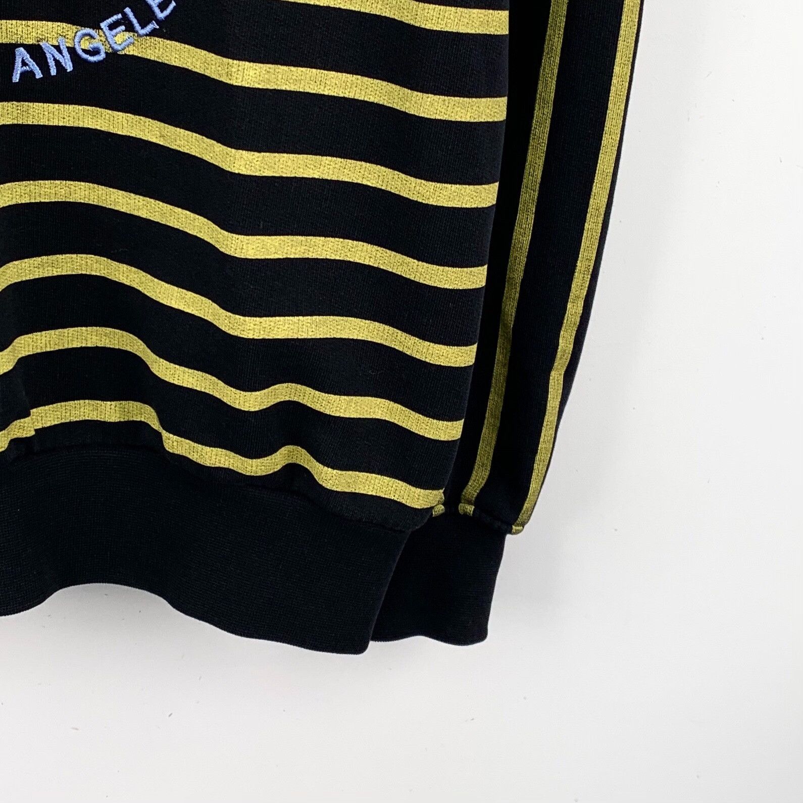Balenciaga Balenciaga Striped HOMME Embroidered Sweater M Size US M / EU 48-50 / 2 - 6 Thumbnail
