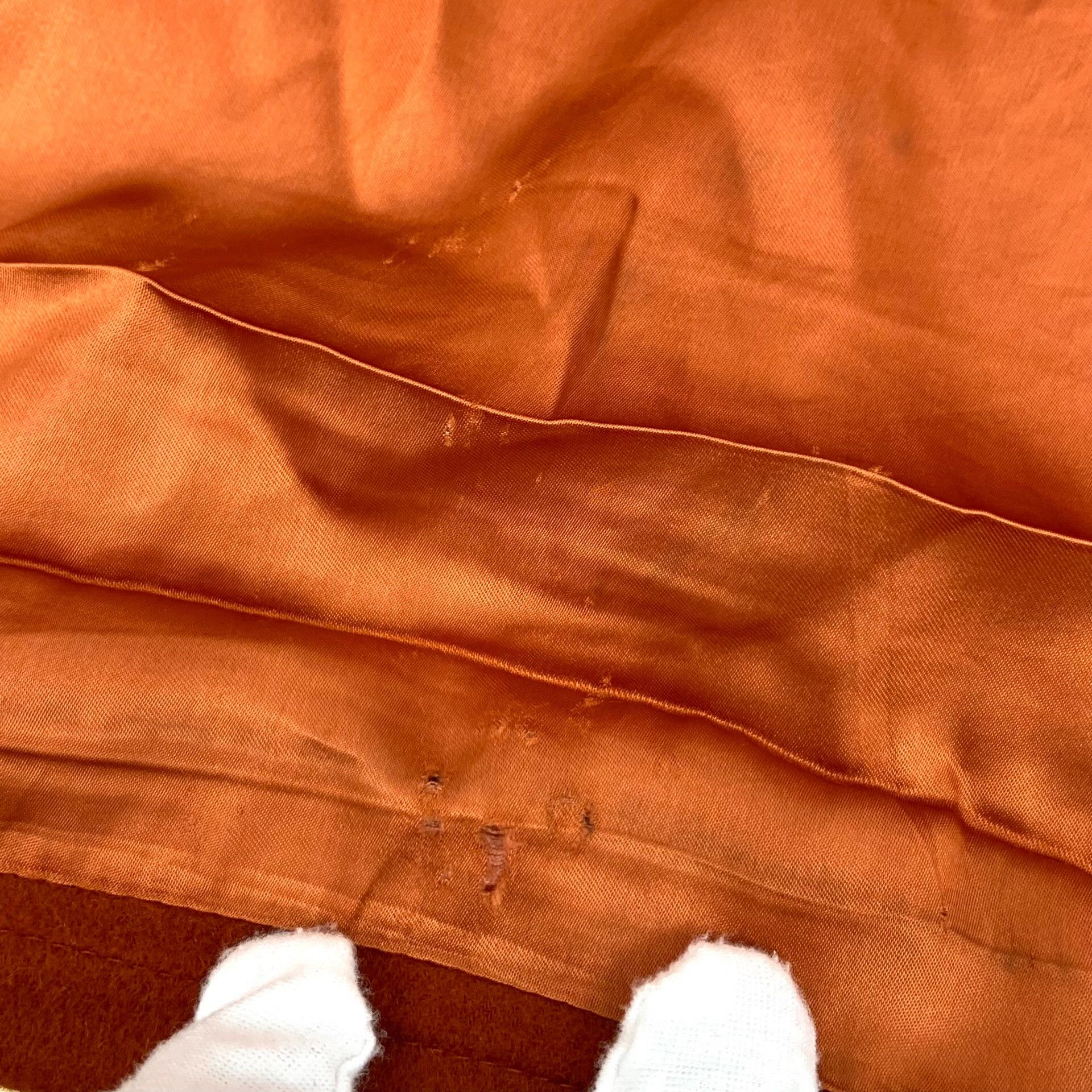 Max Mara MaxMara Orange Wool-Cashmere Stand Collar Coat IT 40 Size S / US 4 / IT 40 - 9 Thumbnail