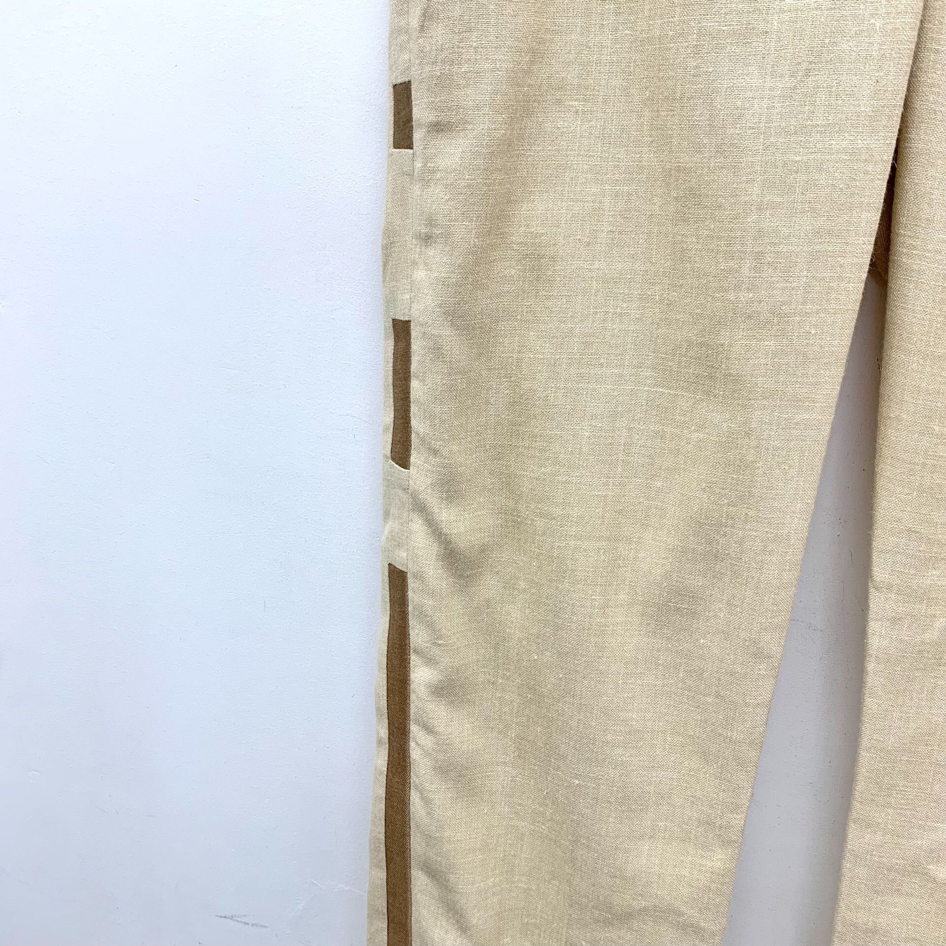 Burberry Burberry Side Stripe Silk Wool Pants IT 36 Size 25" / US 0 / IT 36 - 5 Thumbnail