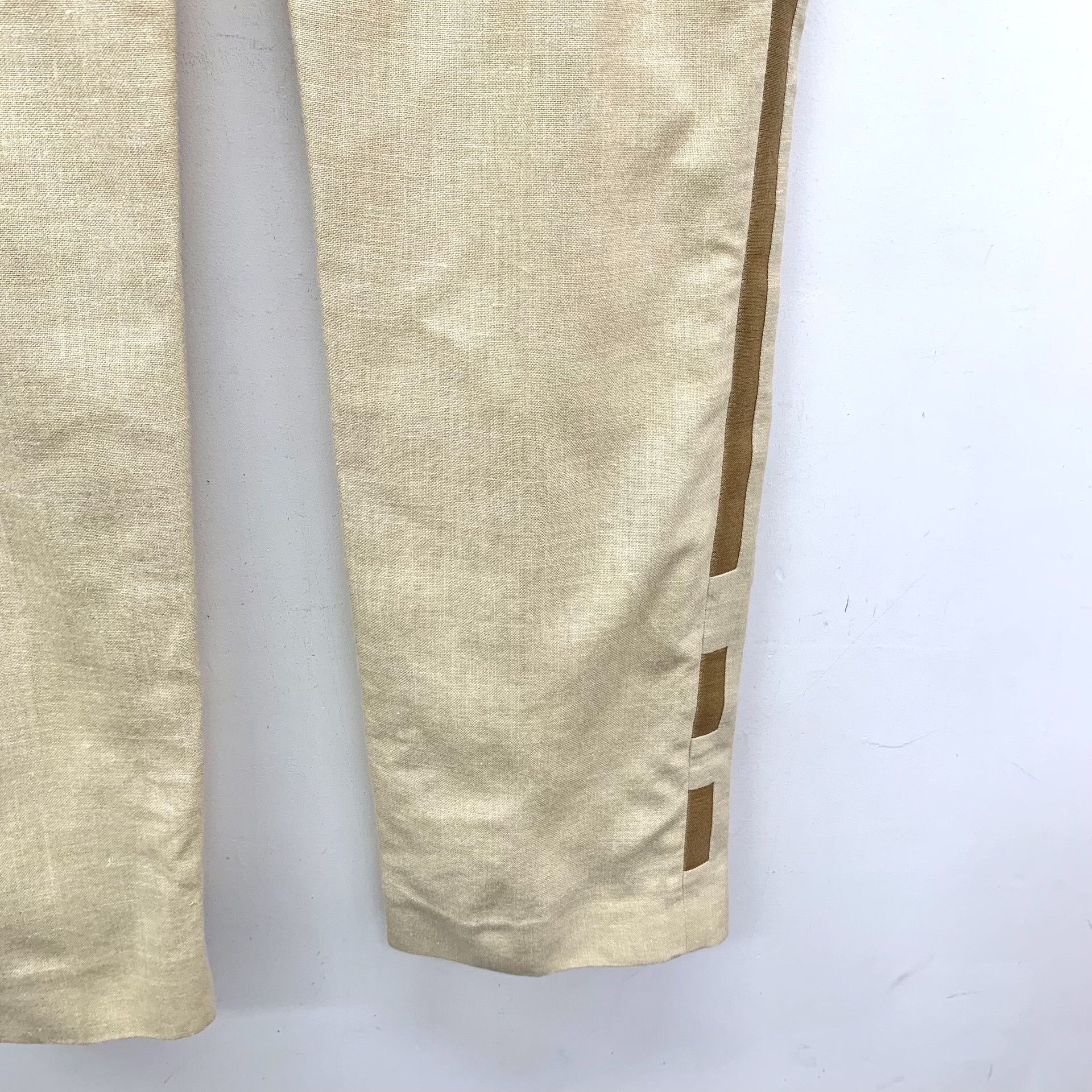 Burberry Burberry Side Stripe Silk Wool Pants IT 36 Size 25" / US 0 / IT 36 - 6 Thumbnail