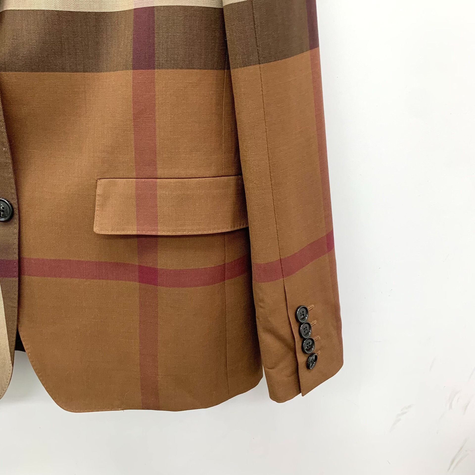 Burberry Burberry Classic Check Wool Blazer IT 38 Size XS / US 0-2 / IT 36-38 - 5 Thumbnail