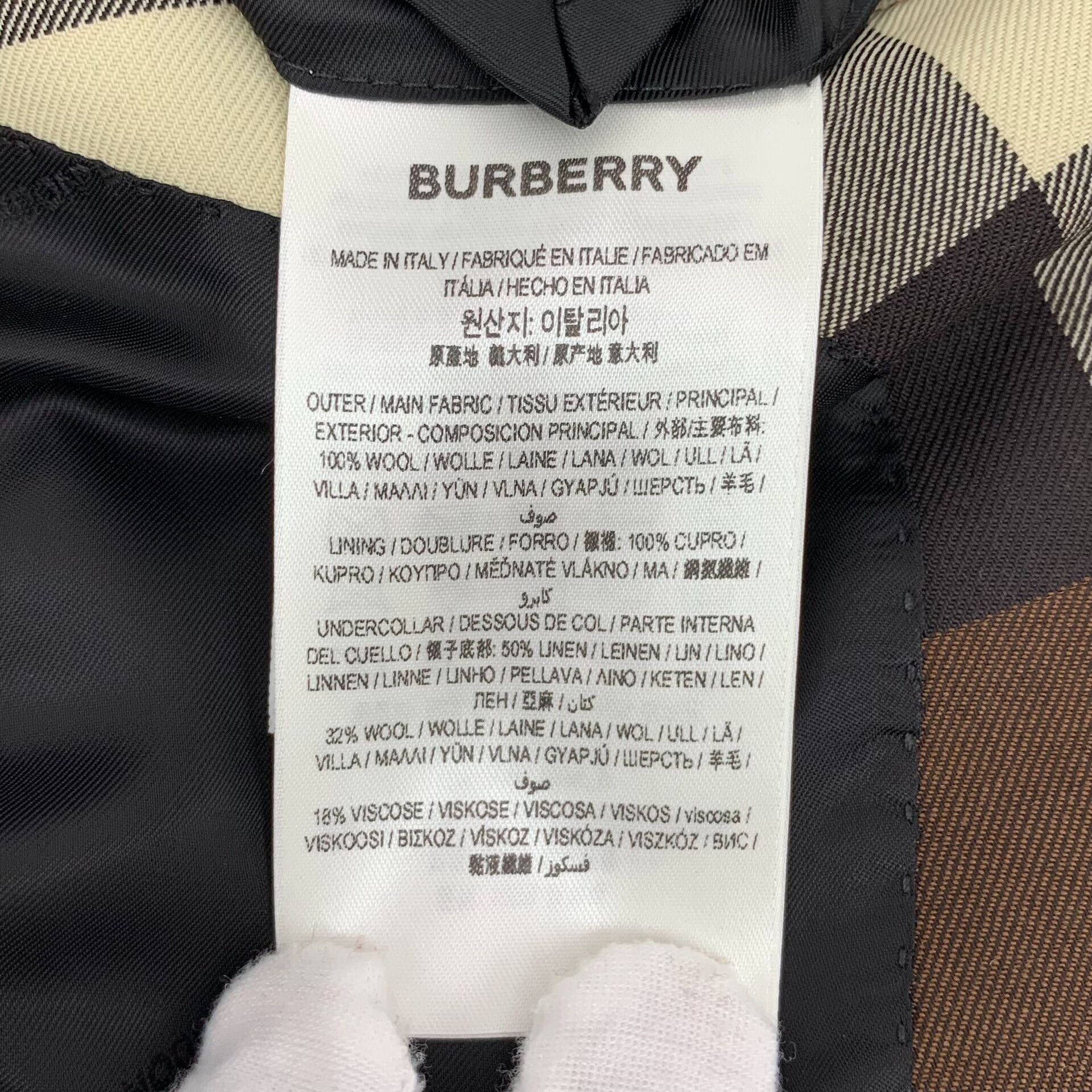Burberry Burberry Classic Check Wool Blazer IT 38 Size XS / US 0-2 / IT 36-38 - 10 Thumbnail