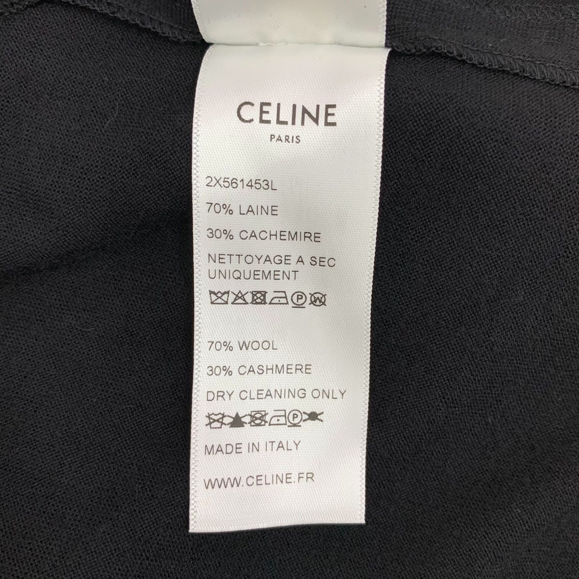 Celine Celine Embroidery Wool Cashmere Midi Dress S Size S / US 4 / IT 40 - 10 Thumbnail