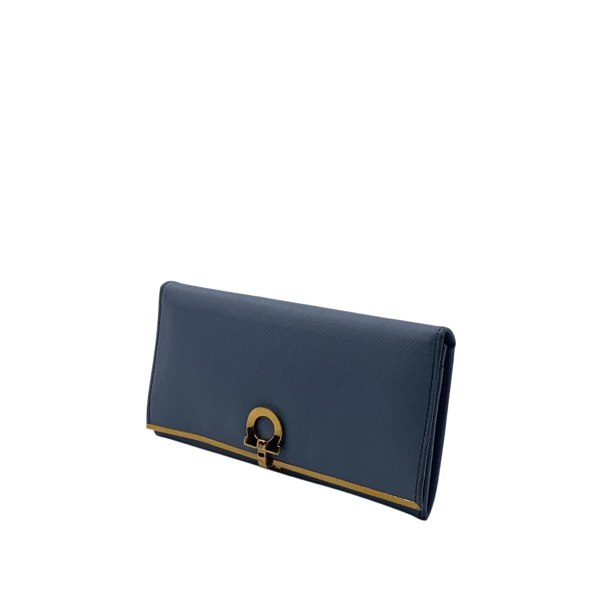 Salvatore Ferragamo Salvatore Ferragamo Gancini Saffiano Leather Wallet ONE SIZE Size ONE SIZE - 3 Thumbnail