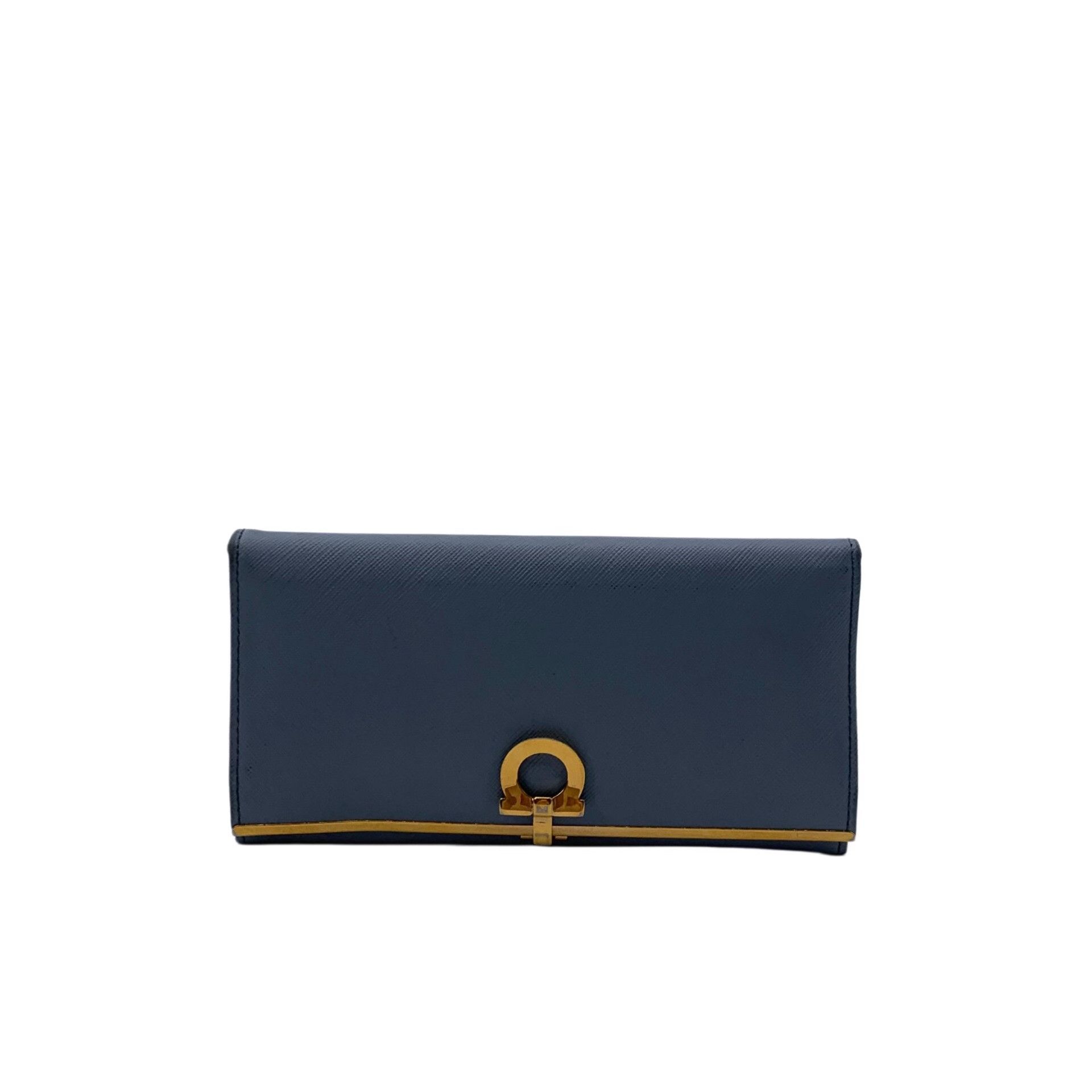 Salvatore Ferragamo Salvatore Ferragamo Gancini Saffiano Leather Wallet ONE SIZE Size ONE SIZE - 2 Thumbnail