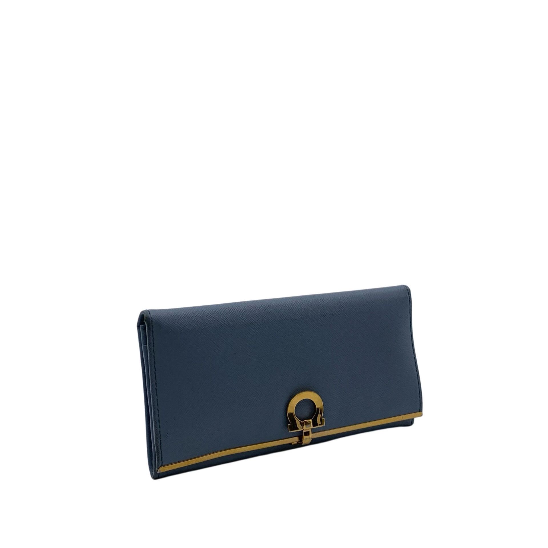 Salvatore Ferragamo Salvatore Ferragamo Gancini Saffiano Leather Wallet ONE SIZE Size ONE SIZE - 4 Thumbnail