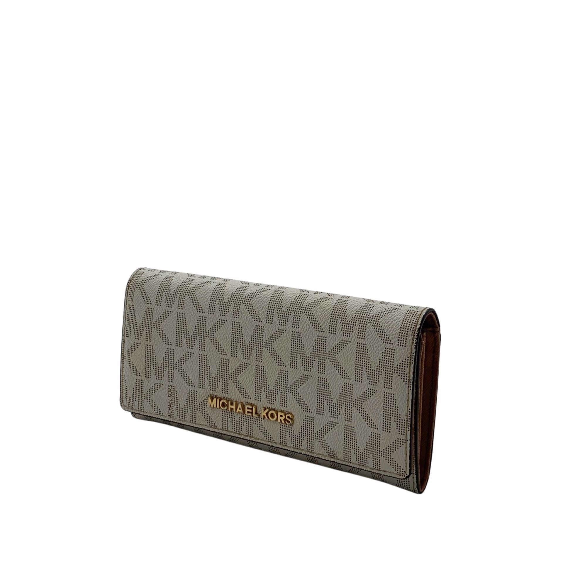 Michael Kors Michael Kors Monogram Jet Set Wallet ONE SIZE Size ONE SIZE - 3 Thumbnail