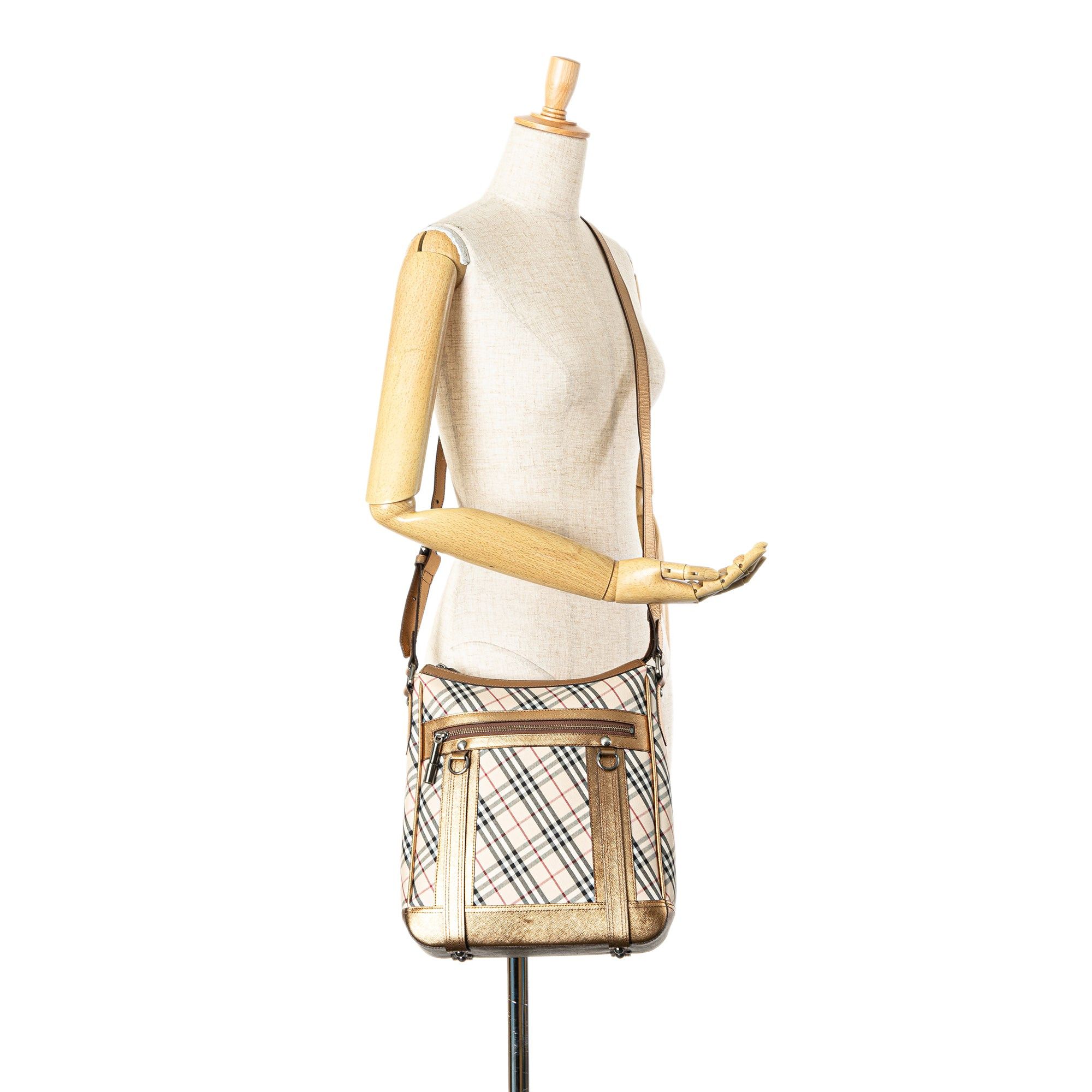 Burberry Nova Check Canvas Crossbody Size ONE SIZE - 6 Thumbnail