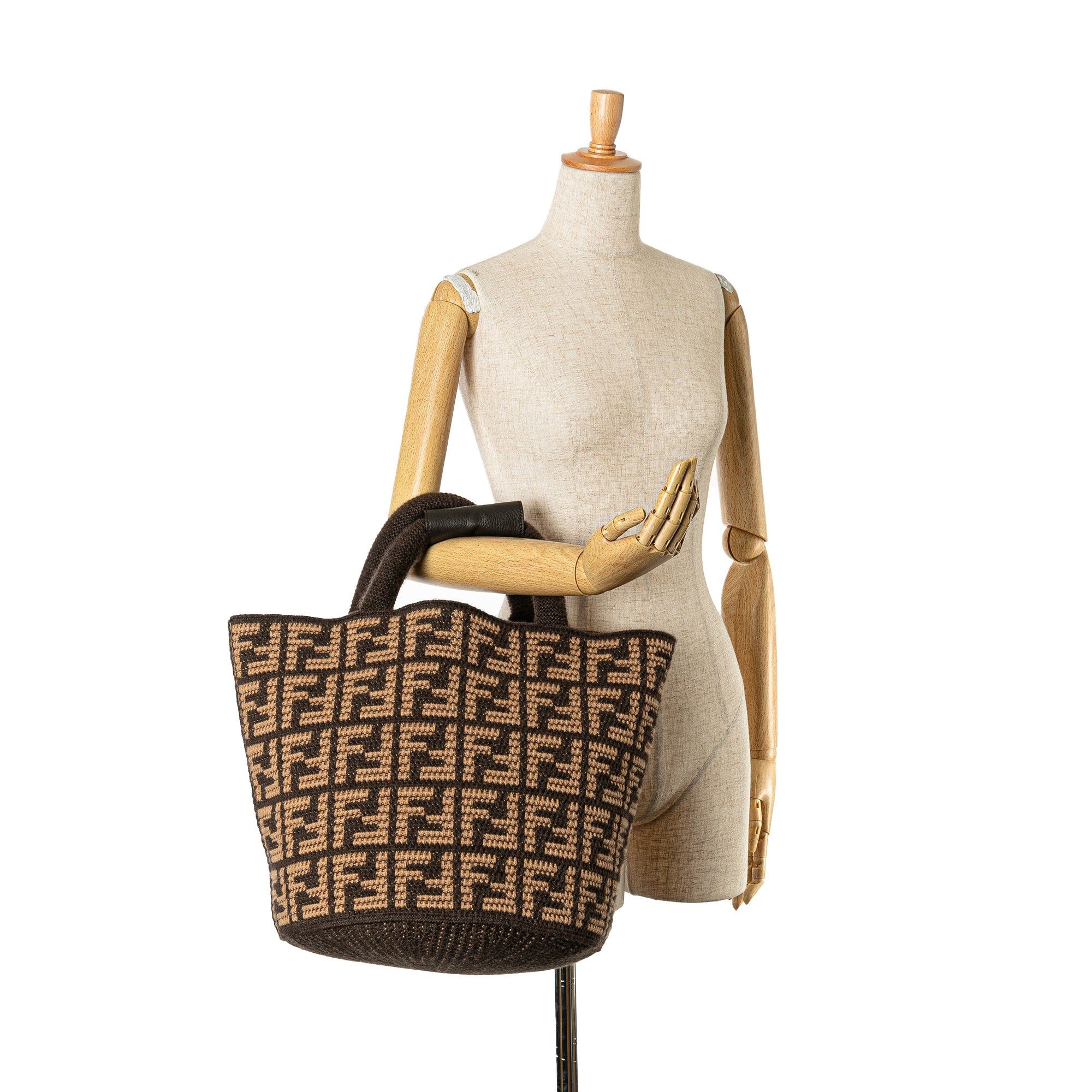 Fendi Zucca Cashmere Shopping Tote Size ONE SIZE - 7 Thumbnail