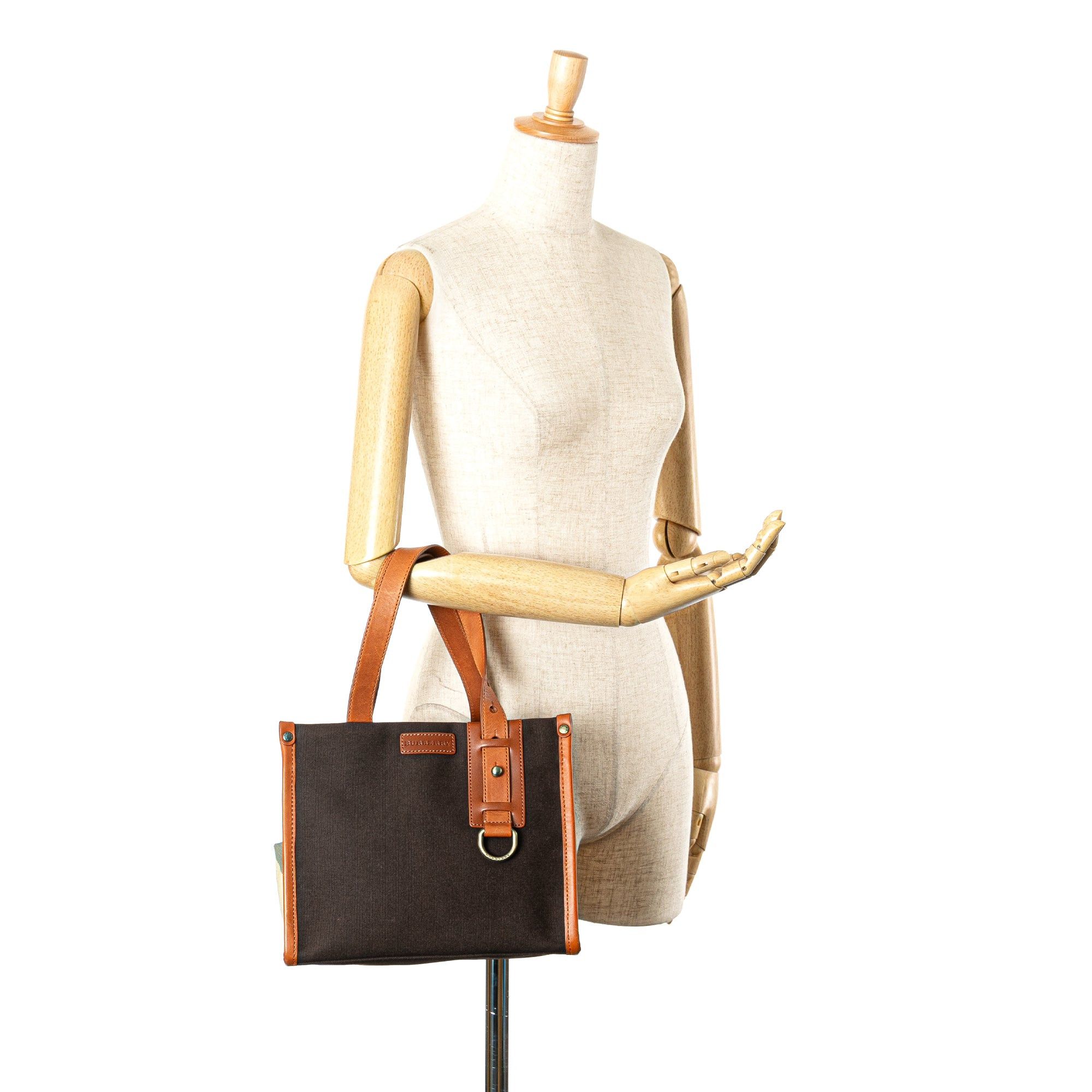 Burberry Canvas Tote Size ONE SIZE - 13 Thumbnail