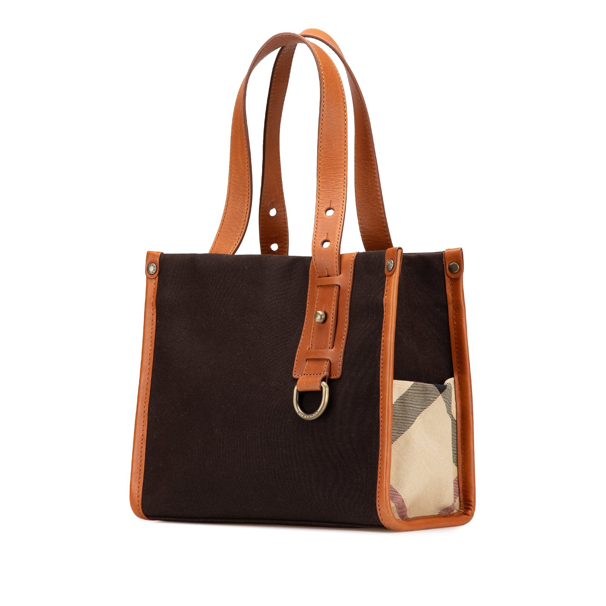 Burberry Canvas Tote Size ONE SIZE - 2 Thumbnail