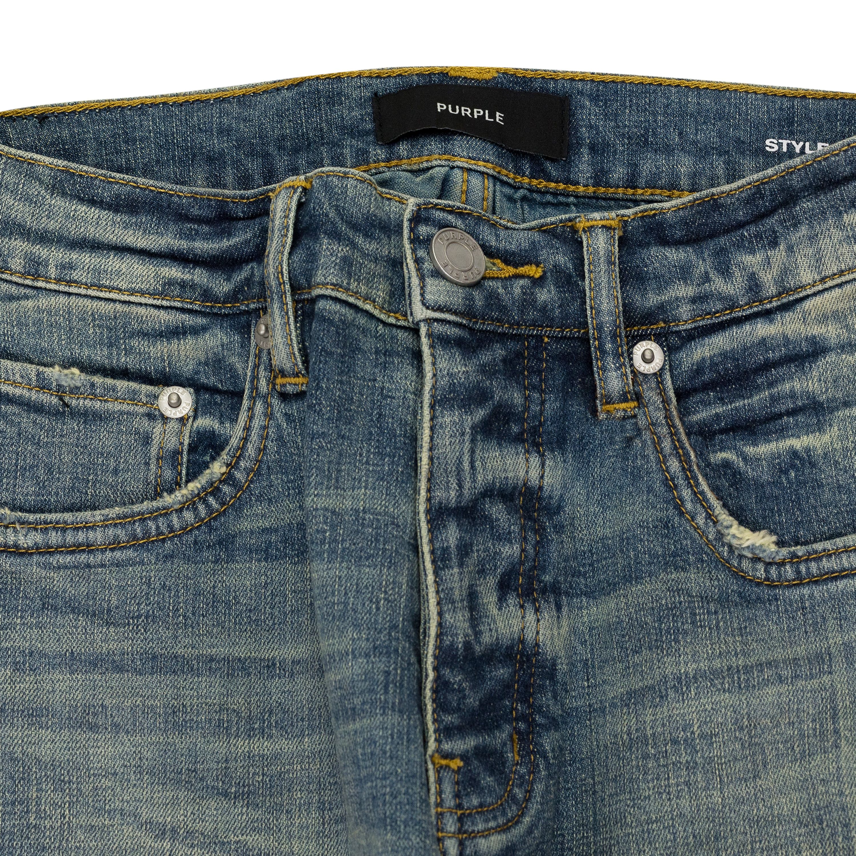 Purple Brand Tinted Mid Indigo SIZE 34 Size US 34 / EU 50 - 2 Thumbnail