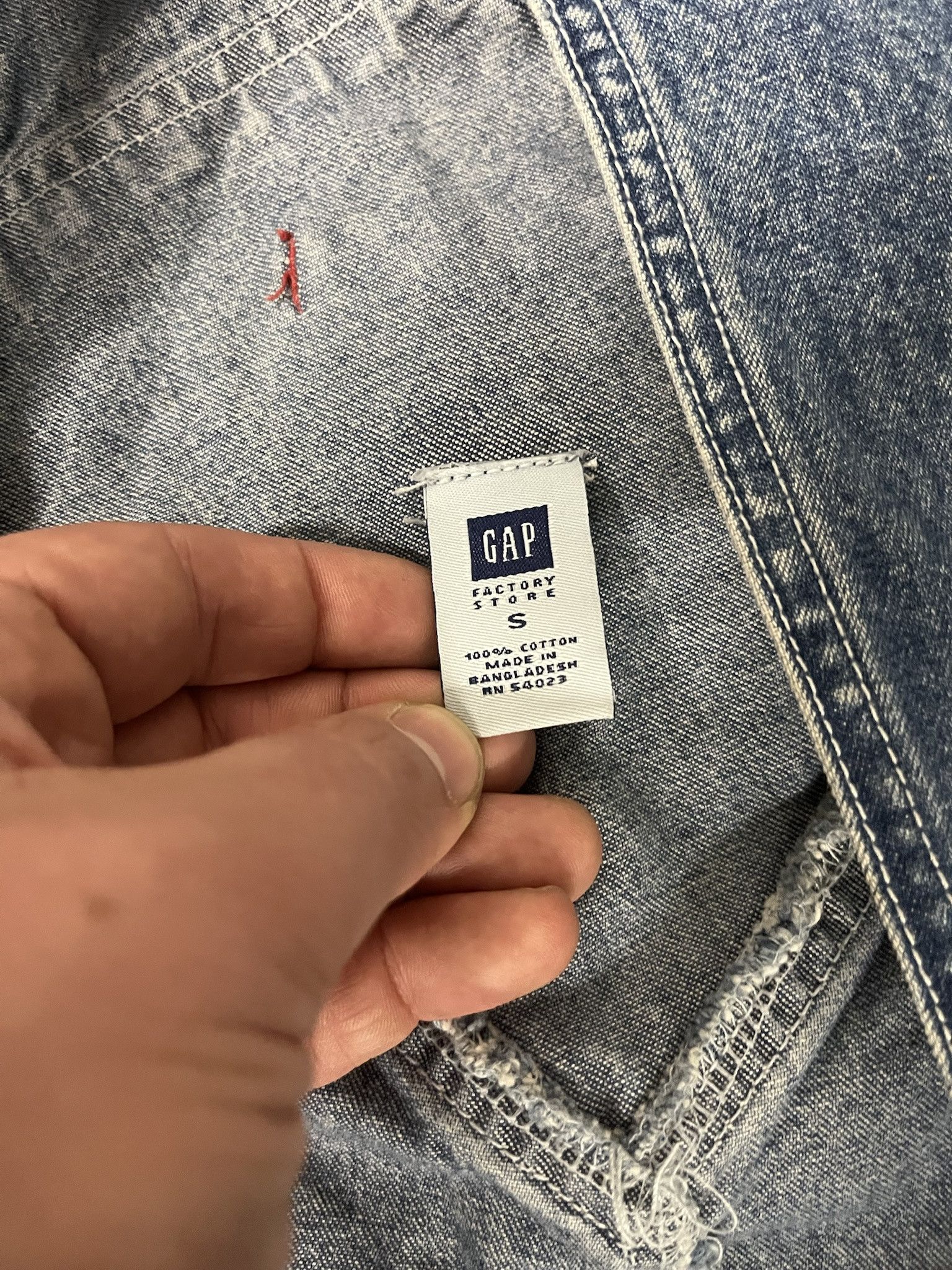 Carhartt × Gap × Vintage Vintage 2000s Gap Denim Overalls Size Small Size US S / EU 44-46 / 1 - 4 Thumbnail