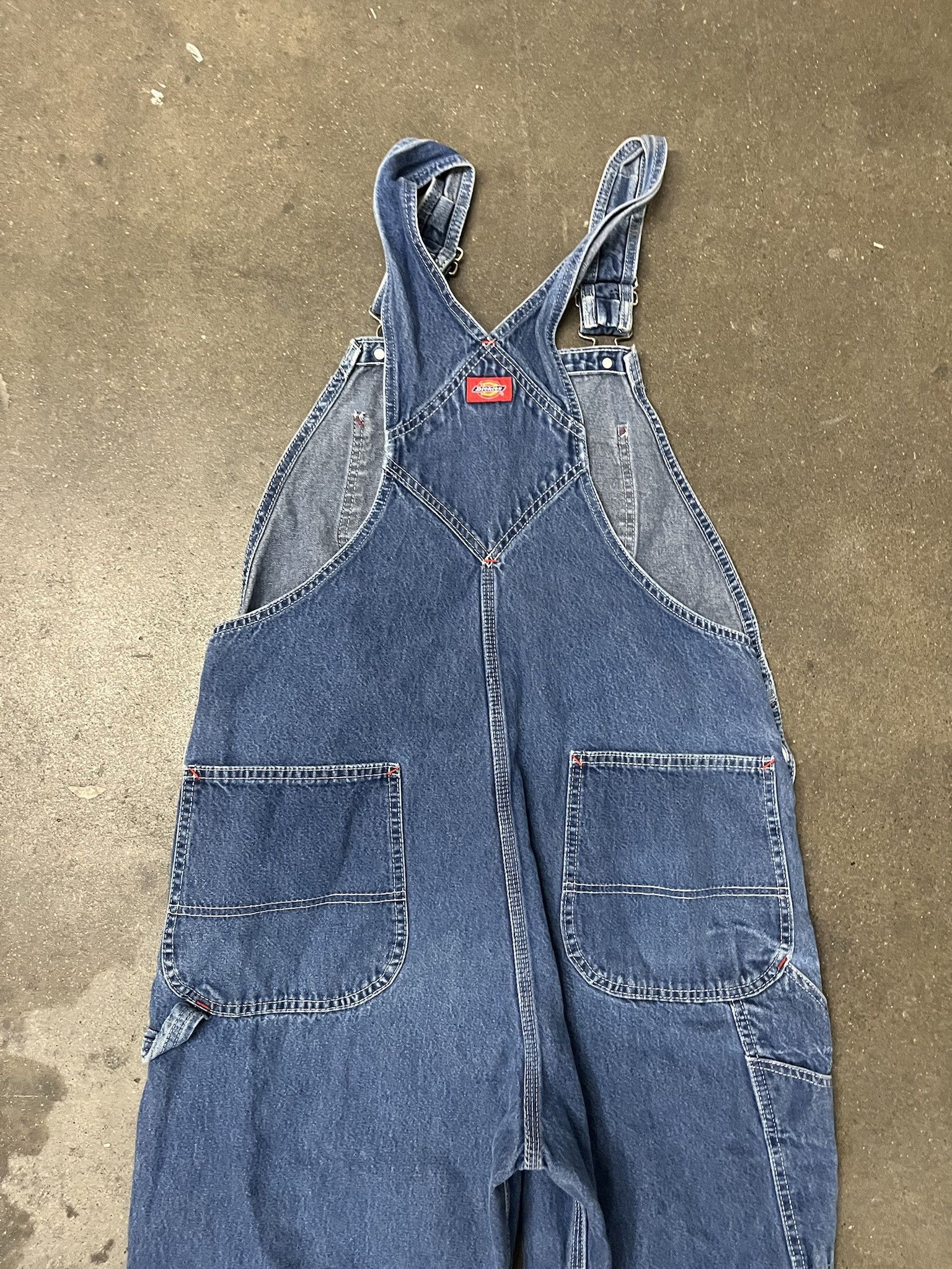 Carhartt × Dickies × Vintage Vintage 1990s Dickies Denim Overalls Size 38 Size US 38 / EU 54 - 6 Thumbnail