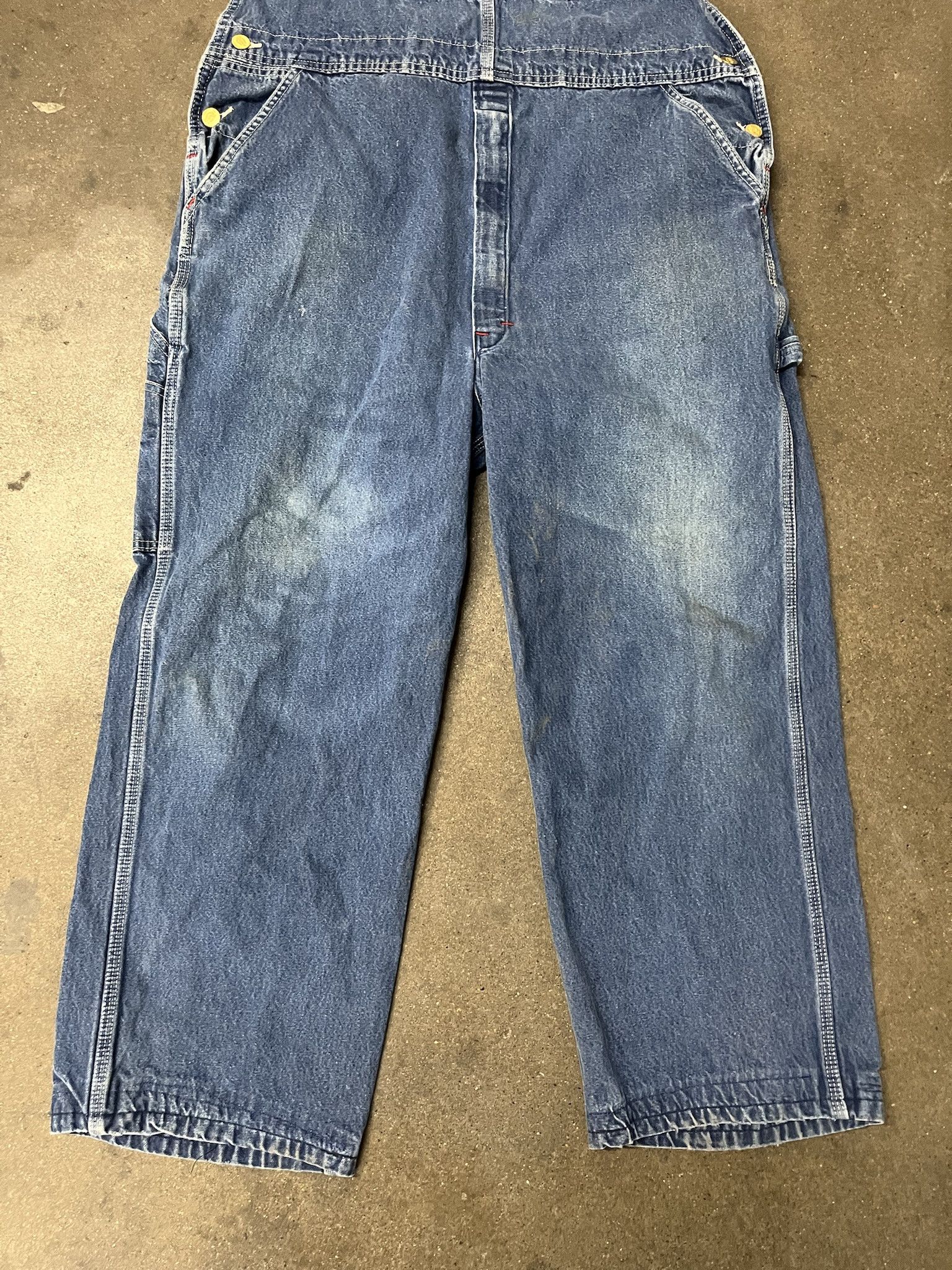 Carhartt × Dickies × Vintage Vintage 1990s Dickies Denim Overalls Size 38 Size US 38 / EU 54 - 3 Thumbnail