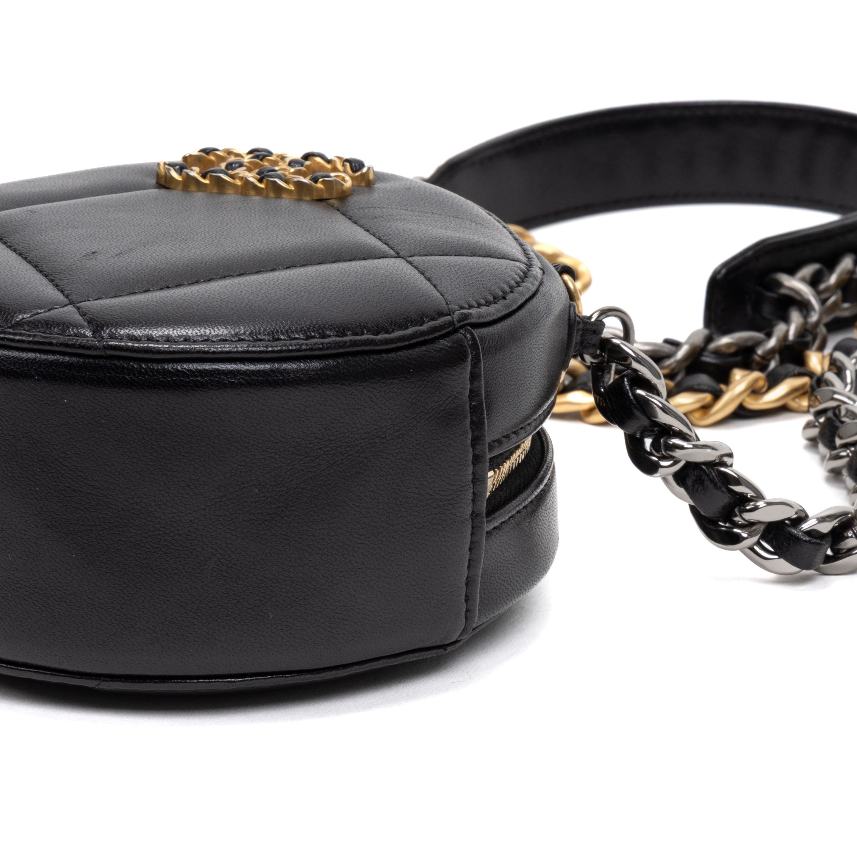 Chanel 19 Round Chain Clutch Small Size ONE SIZE - 8 Thumbnail