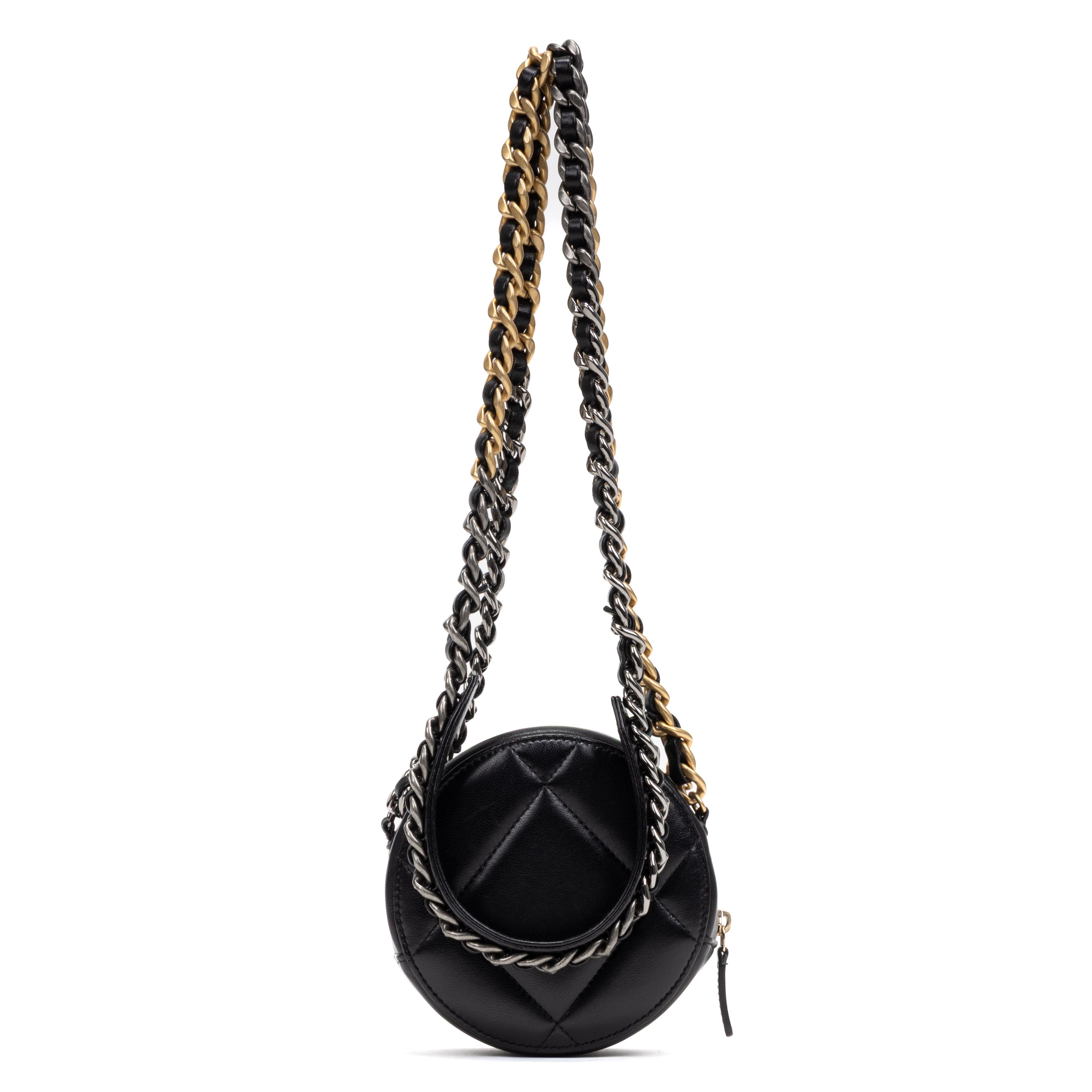 Chanel 19 Round Chain Clutch Small Size ONE SIZE - 5 Thumbnail