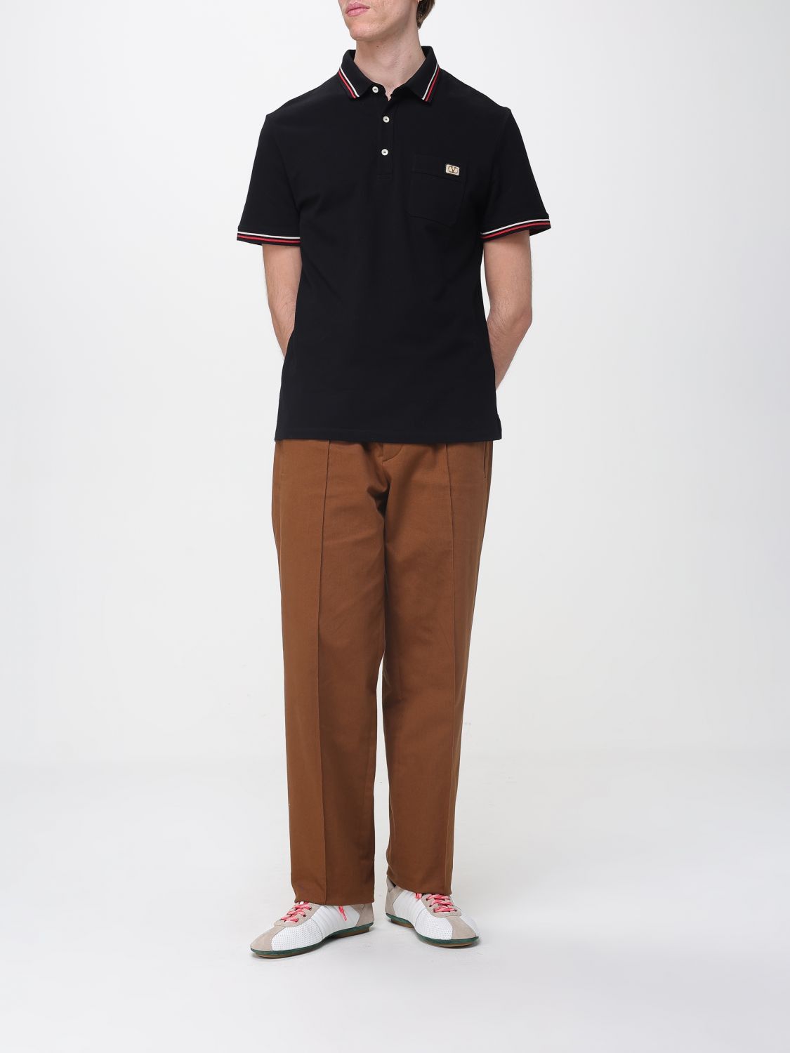Valentino Valentino Polo Shirt Men Black Size US S / EU 44-46 / 1 - 2 Thumbnail