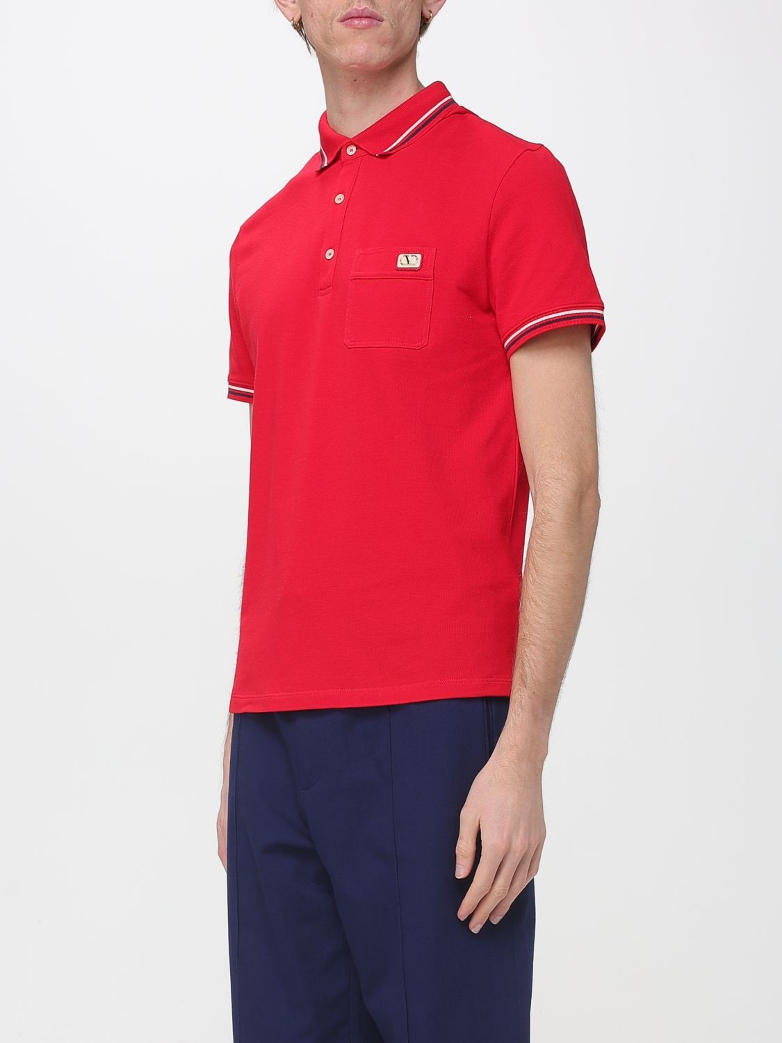 Valentino Valentino Polo Shirt Men Red Size US M / EU 48-50 / 2 - 4 Thumbnail