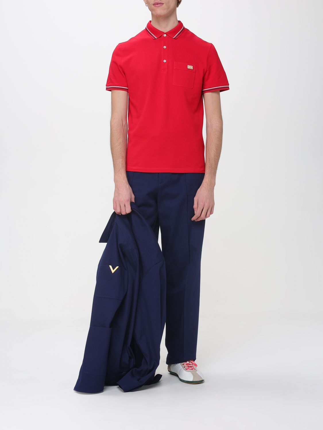 Valentino Valentino Polo Shirt Men Red Size US S / EU 44-46 / 1 - 2 Thumbnail