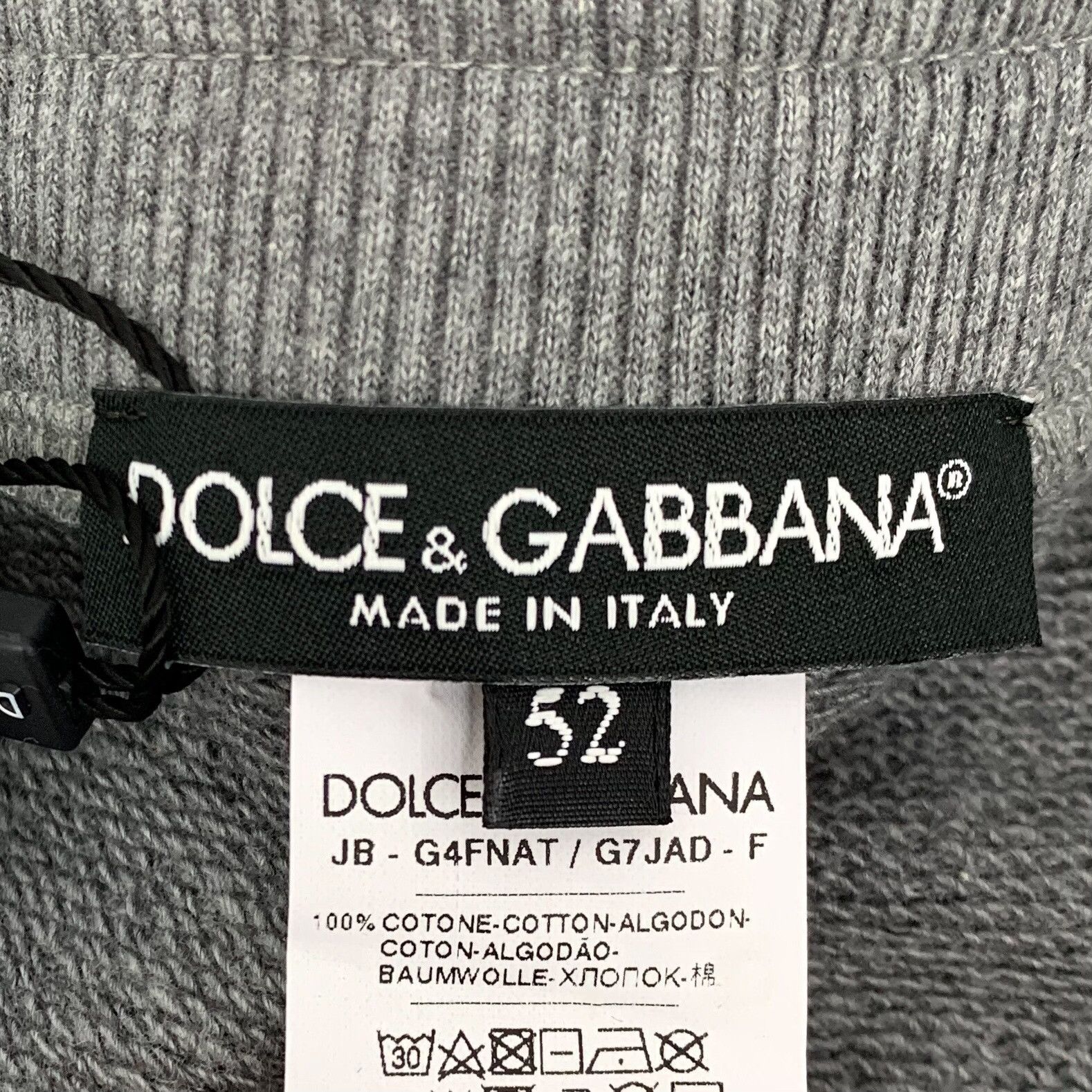 Dolce & Gabbana Dolce & Gabbana Logo Plate Sweatpants Gray 52 Size US 36 / EU 52 - 8 Thumbnail