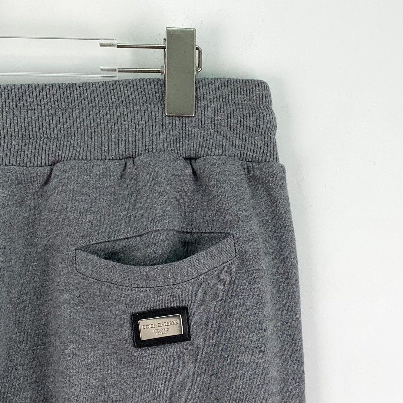 Dolce & Gabbana Dolce & Gabbana Logo Plate Sweatpants Gray 52 Size US 36 / EU 52 - 6 Thumbnail