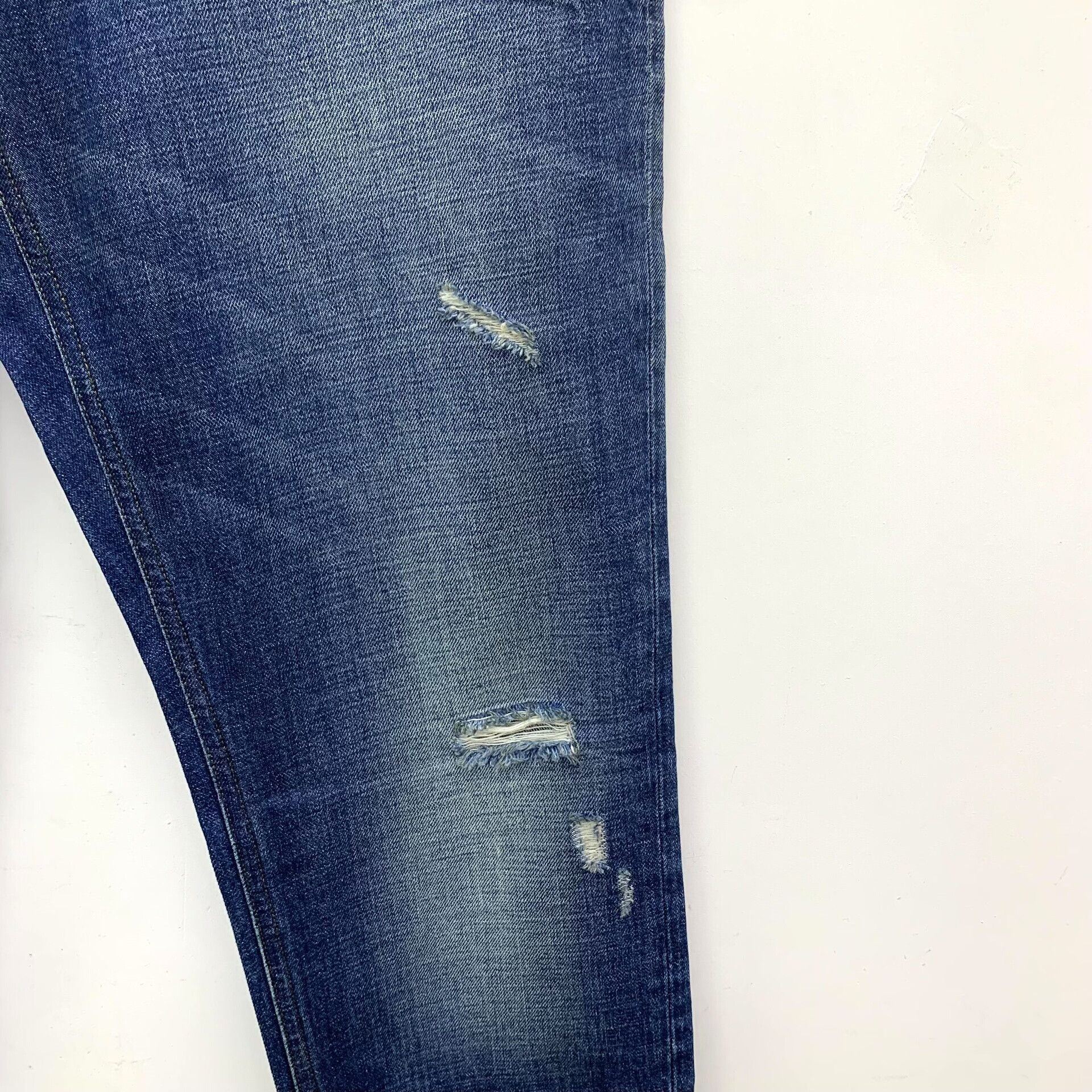 Dolce & Gabbana Dolce & Gabbana Distressed Blue Denim Jeans 34 Size US 34 / EU 50 - 5 Thumbnail