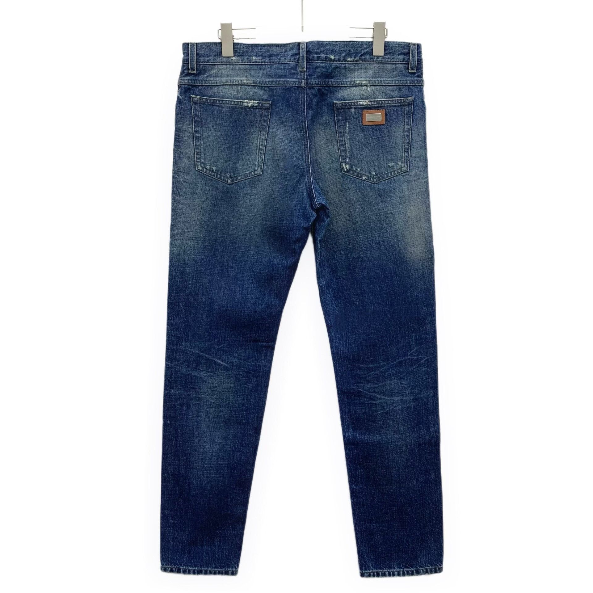Dolce & Gabbana Dolce & Gabbana Distressed Blue Denim Jeans 34 Size US 34 / EU 50 - 3 Thumbnail