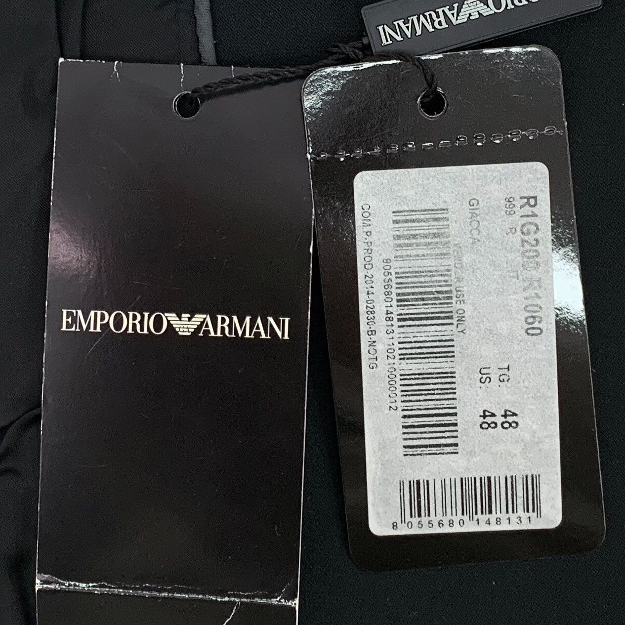 Emporio Armani Emporio Armani Wool Blend Single Breasted Blazer 38R Size 38R - 9 Thumbnail