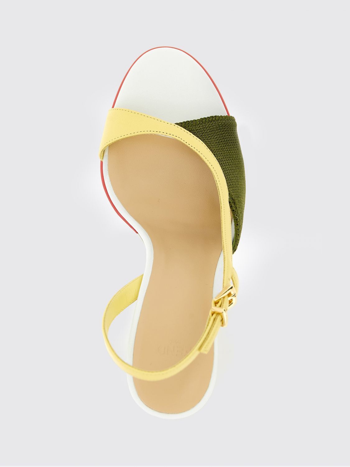 Fendi Fendi Heeled Sandal Woman Multicolor Size US 10.5 / IT 40.5 - 4 Thumbnail