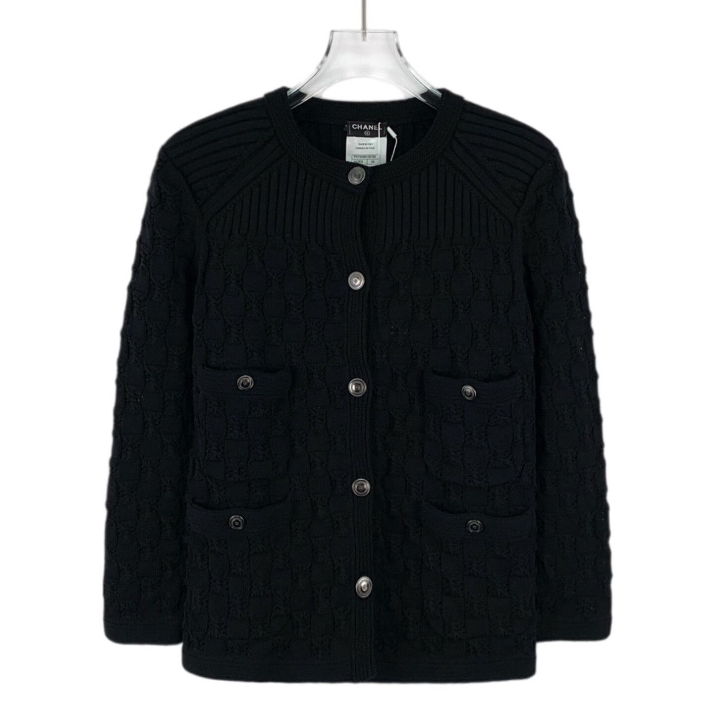 Chanel Chanel Multi-Pocket Cotton Knit Cardigan 34 Size XS / US 0-2 / IT 36-38 - 2 Thumbnail