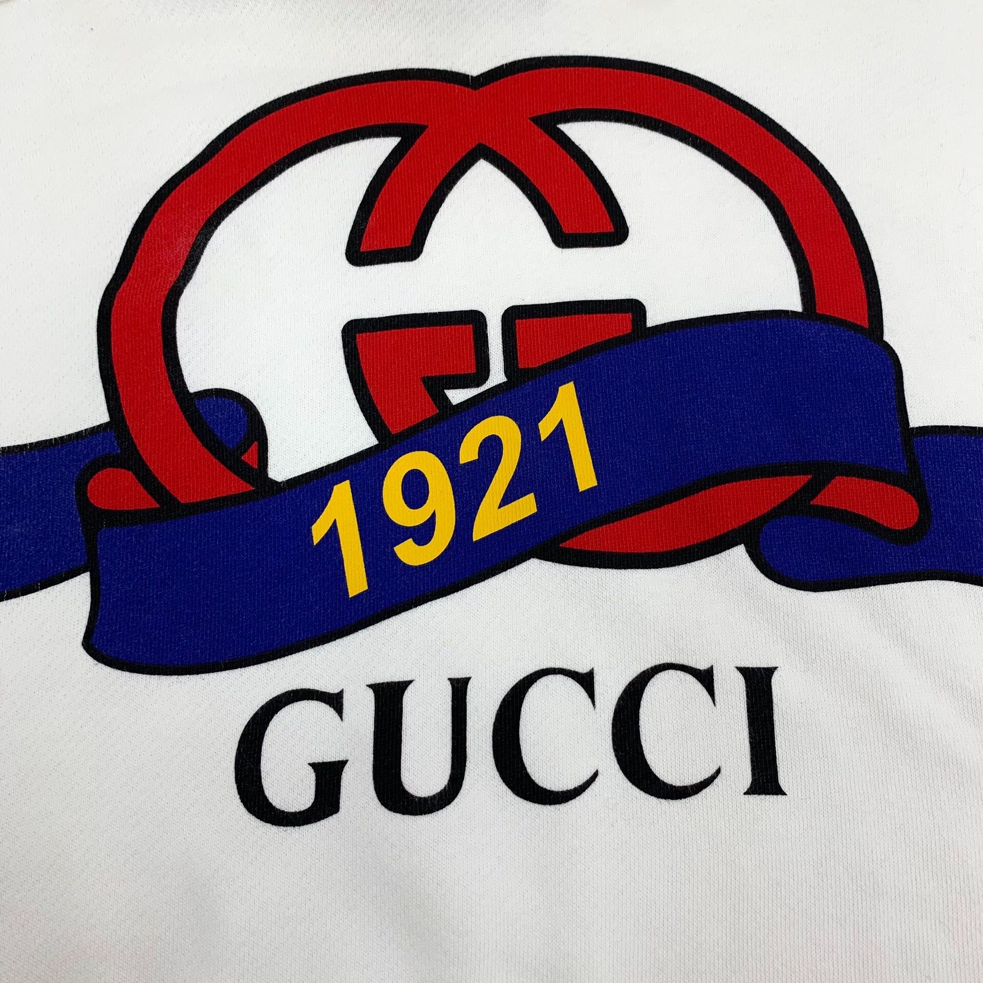 Gucci Gucci 1921 Banner Print Logo Hoodie XS Size US XS / EU 42 / 0 - 6 Thumbnail