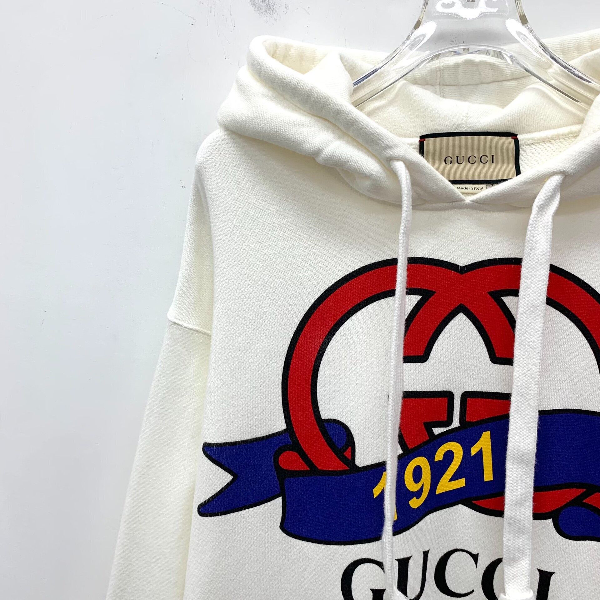 Gucci Gucci 1921 Banner Print Logo Hoodie XS Size US XS / EU 42 / 0 - 4 Thumbnail