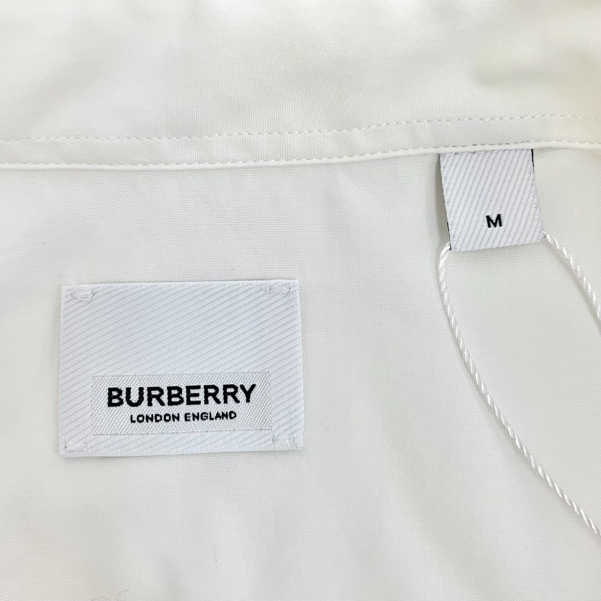 Burberry Burberry TB Embroidery Cotton Shirt Size M Size US M / EU 48-50 / 2 - 6 Thumbnail
