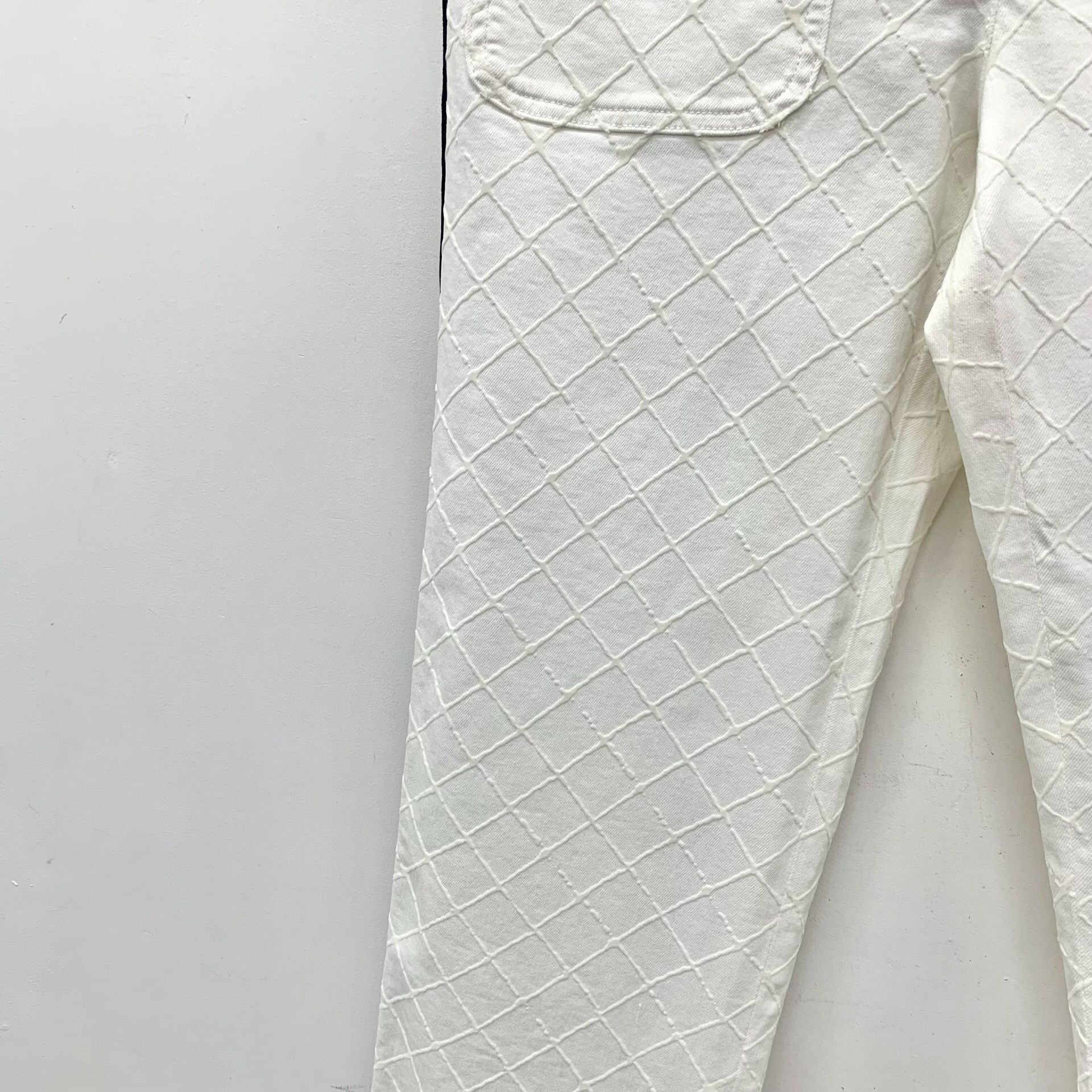 Chanel Chanel Quilted Cotton Denim Jeans 38 Size 27" / US 4 / IT 40 - 5 Thumbnail