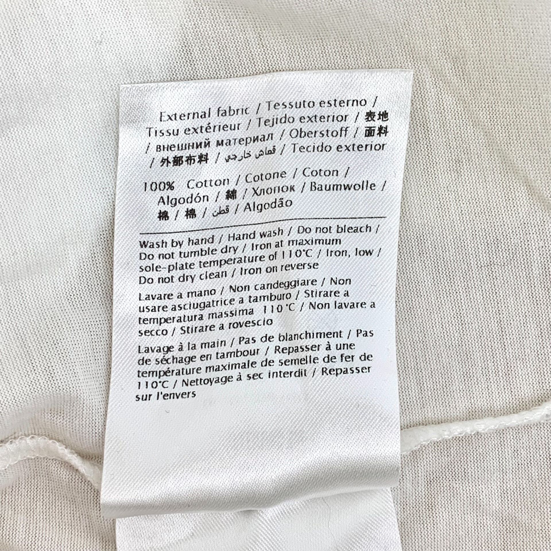 Valentino Valentino White Cotton T-Shirt Size S Size US S / EU 44-46 / 1 - 8 Thumbnail