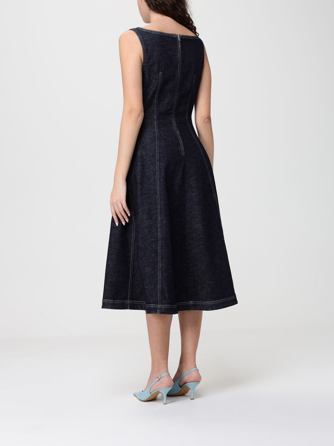 Marni Marni Dress Woman Denim Size M / US 6-8 / IT 42-44 - 3 Thumbnail