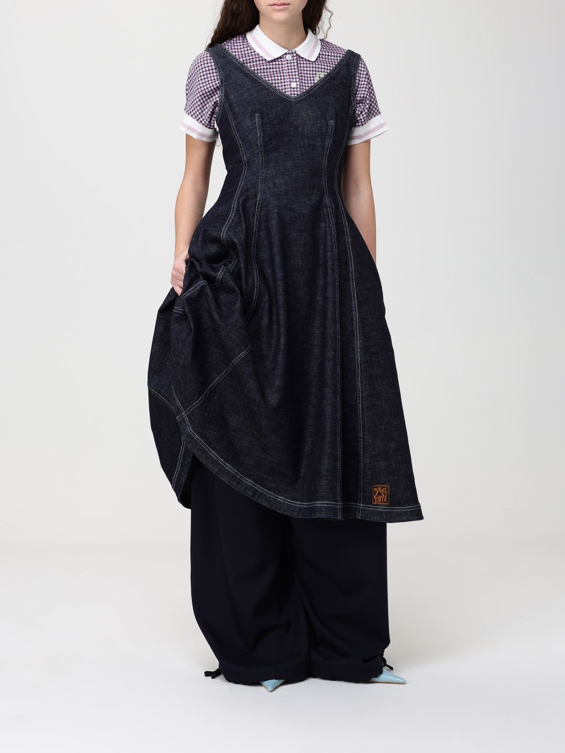 Marni Marni Dress Woman Denim Size M / US 6-8 / IT 42-44 - 2 Thumbnail