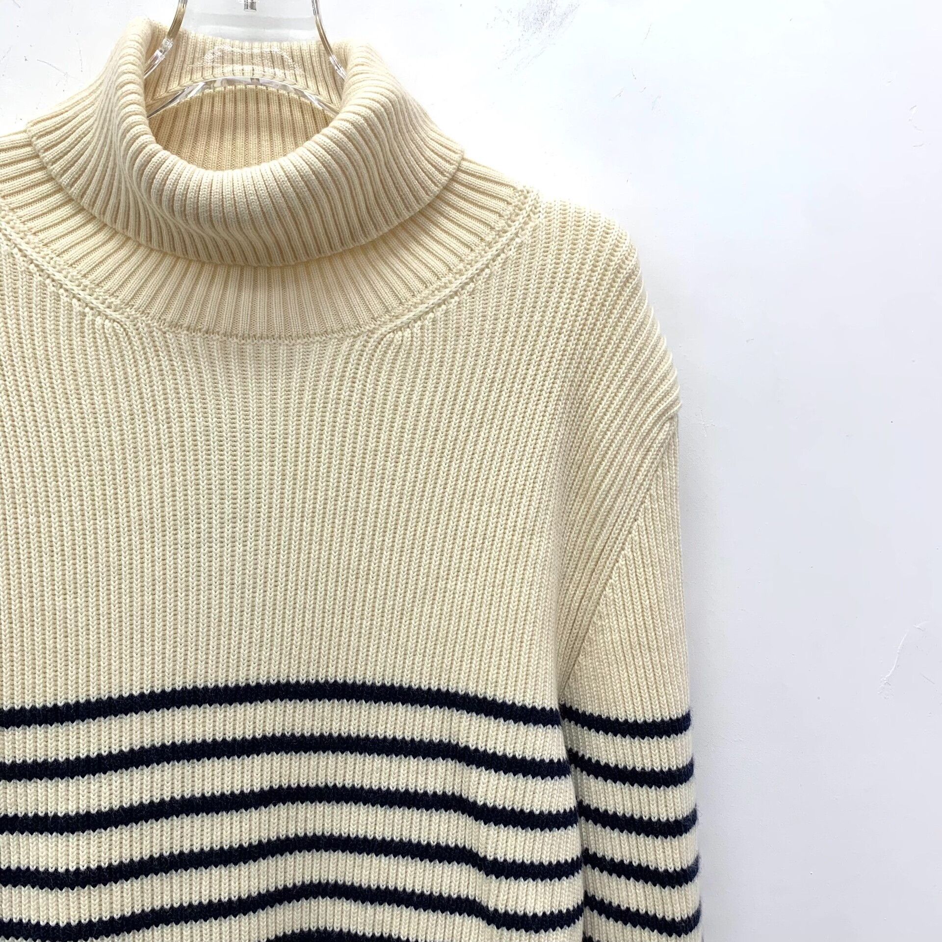 Moncler Moncler Striped Maglione Tricot Sweater XL Size US XL / EU 56 / 4 - 4 Thumbnail