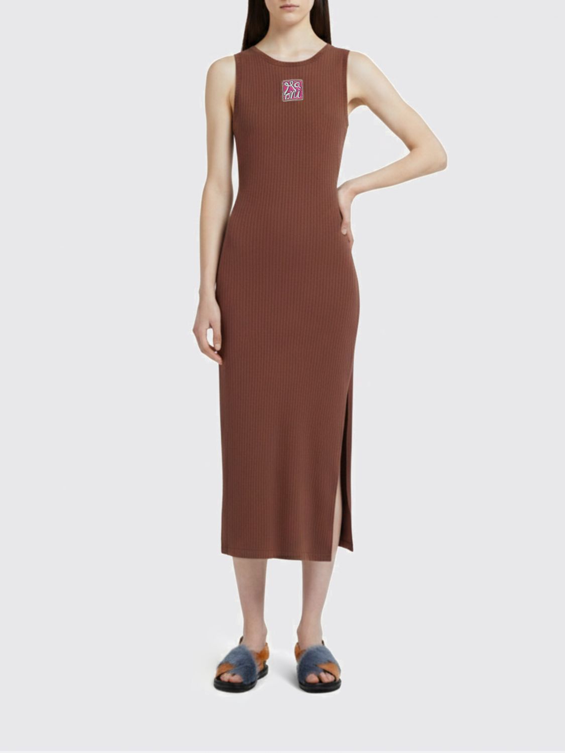 Marni Marni Dress Woman Tobacco Size M / US 6-8 / IT 42-44 - 2 Thumbnail